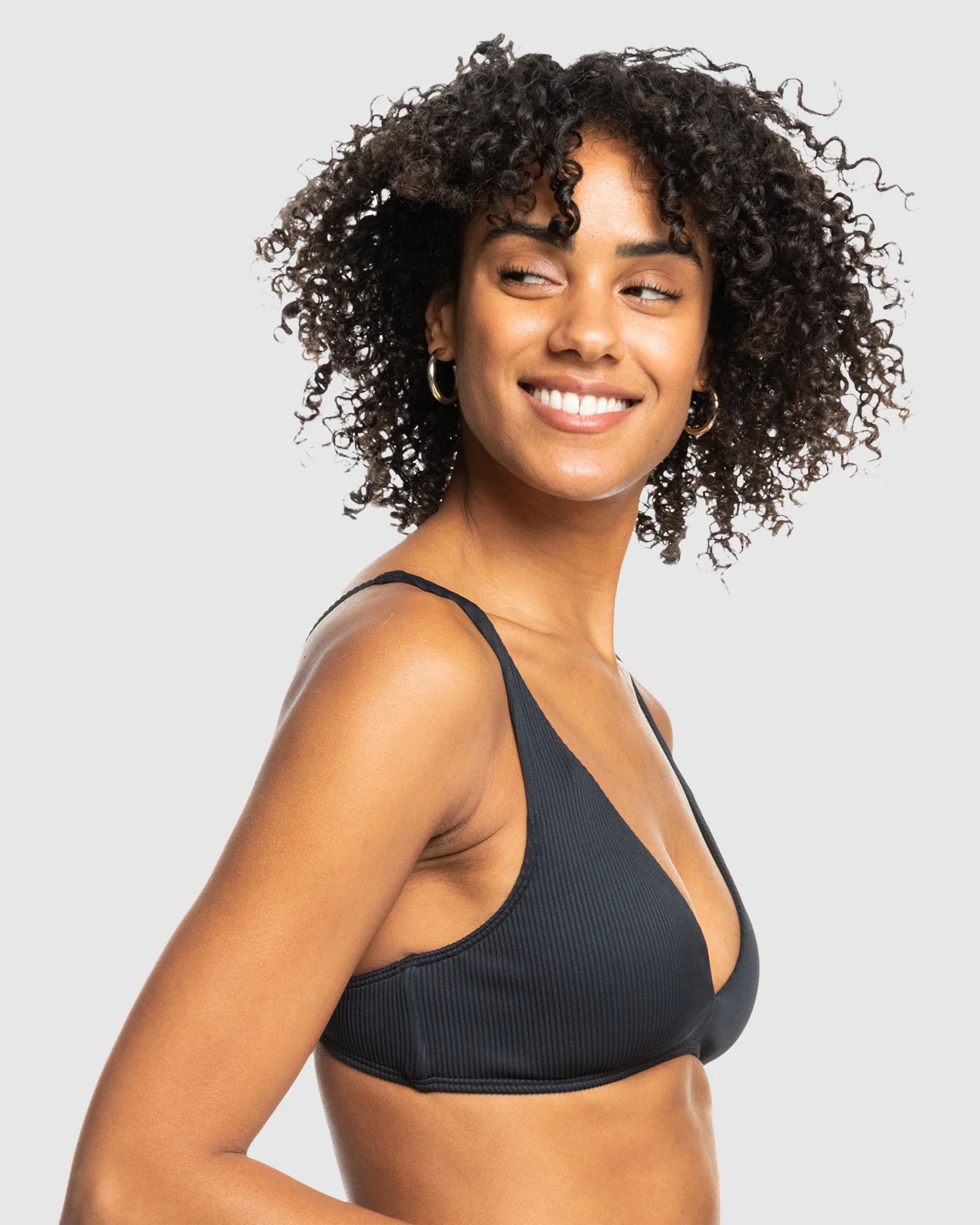 Womens Rib Roxy Love Bikini Top - Image 2