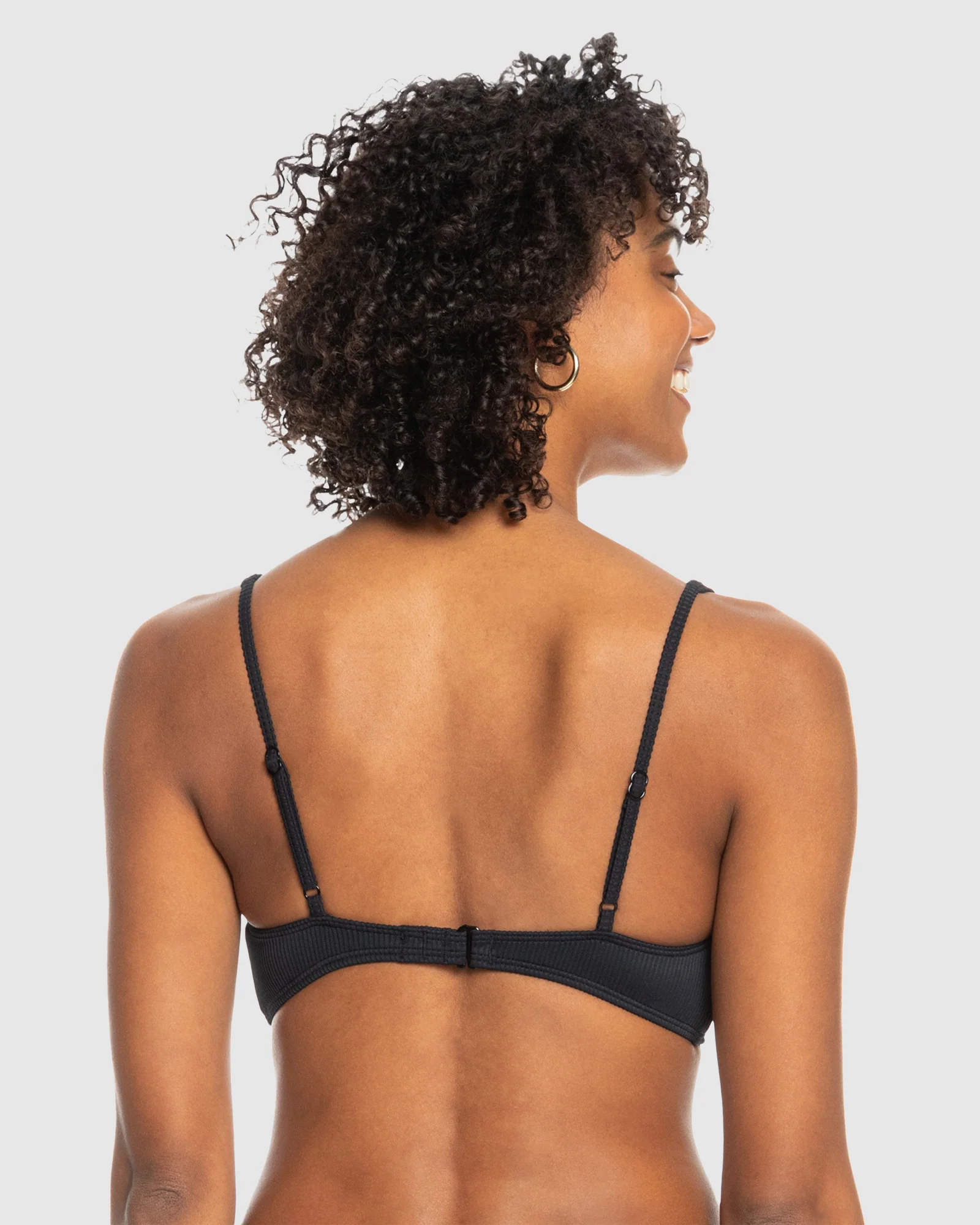 Womens Rib Roxy Love Bikini Top - Image 3