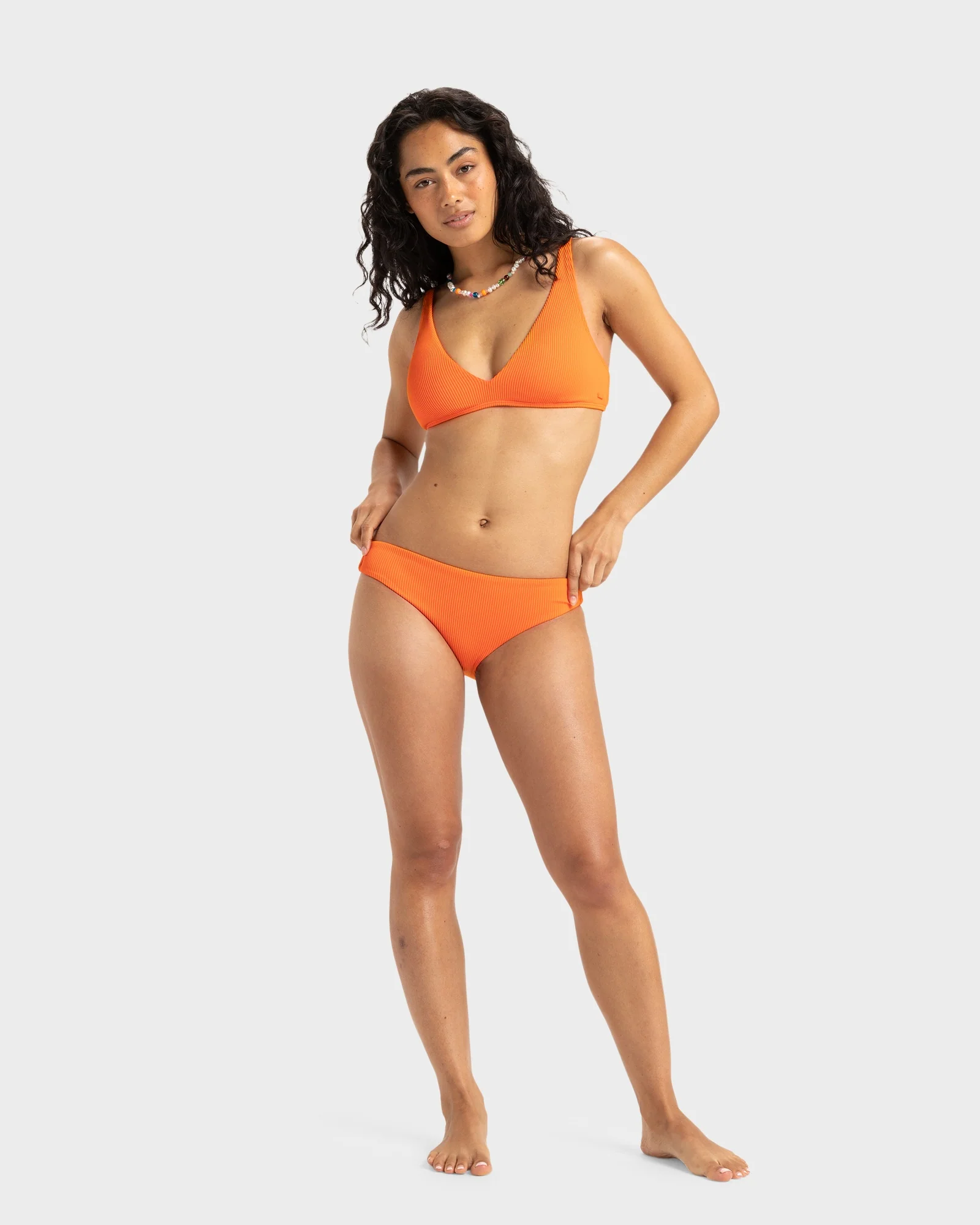 Womens Rib Roxy Love Bikini Top - Image 5
