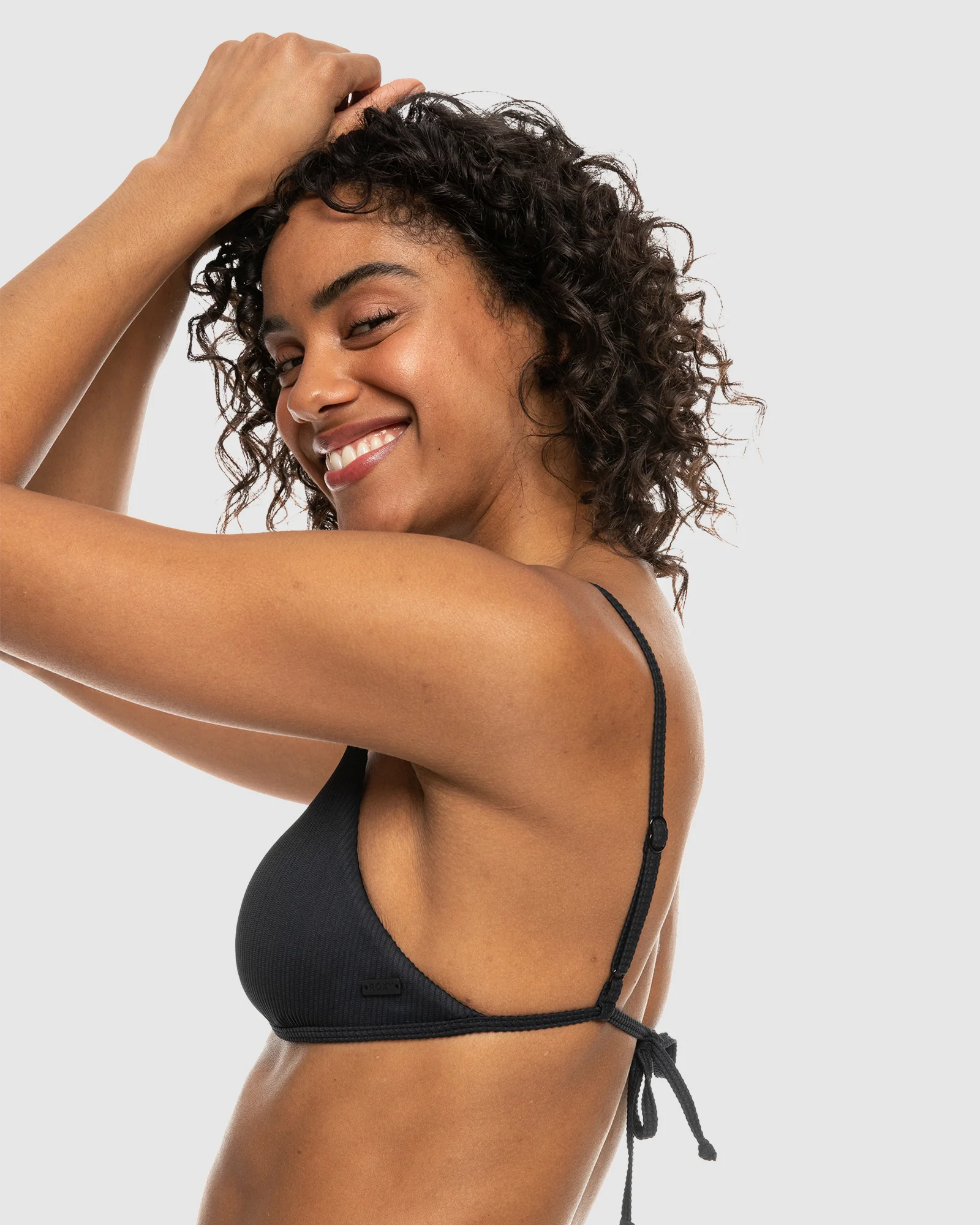 Womens Rib Roxy Love The Quiver Bikini Top - Image 2