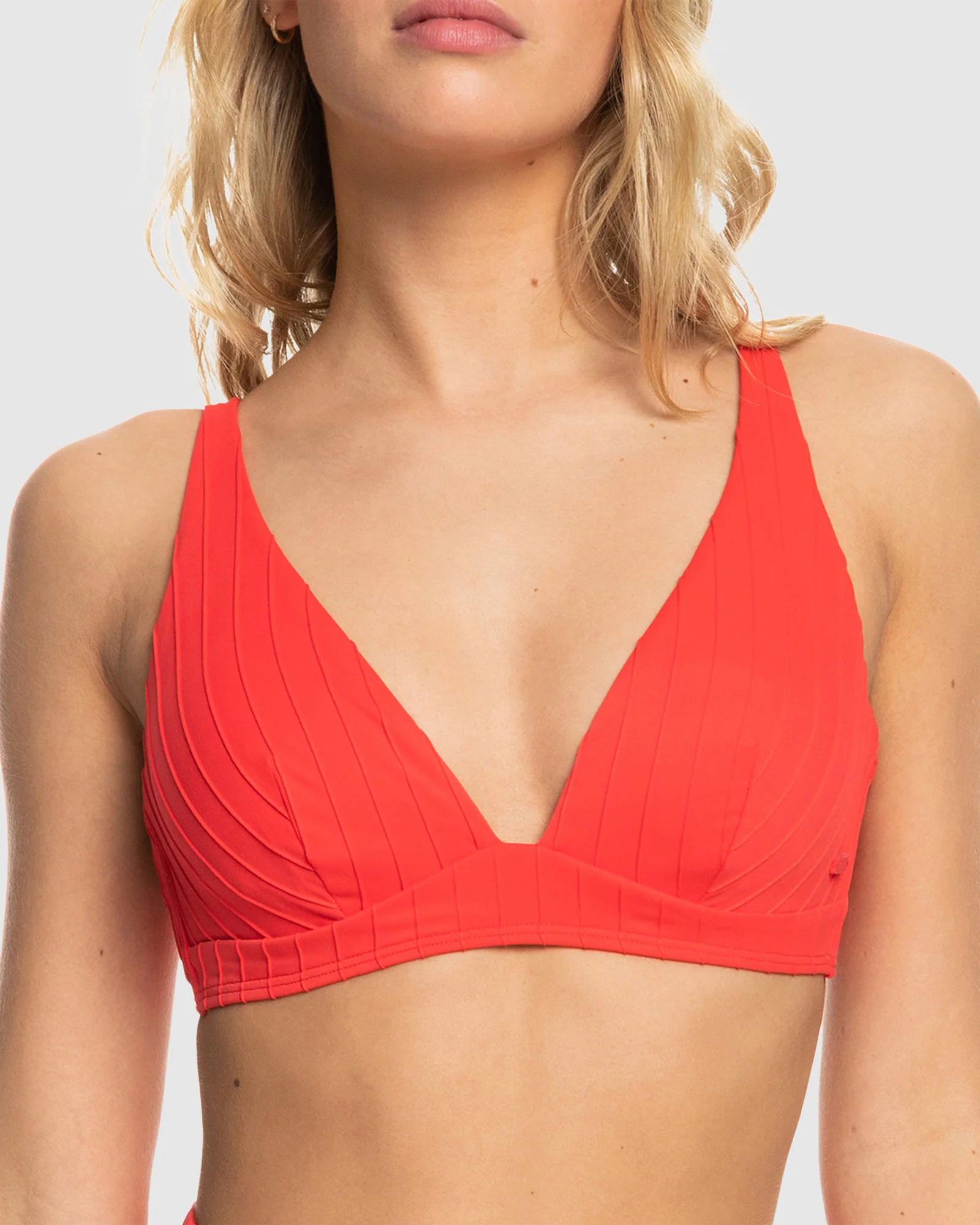 Womens Rib Roxy Love The Roller Bikini Top - Image 4