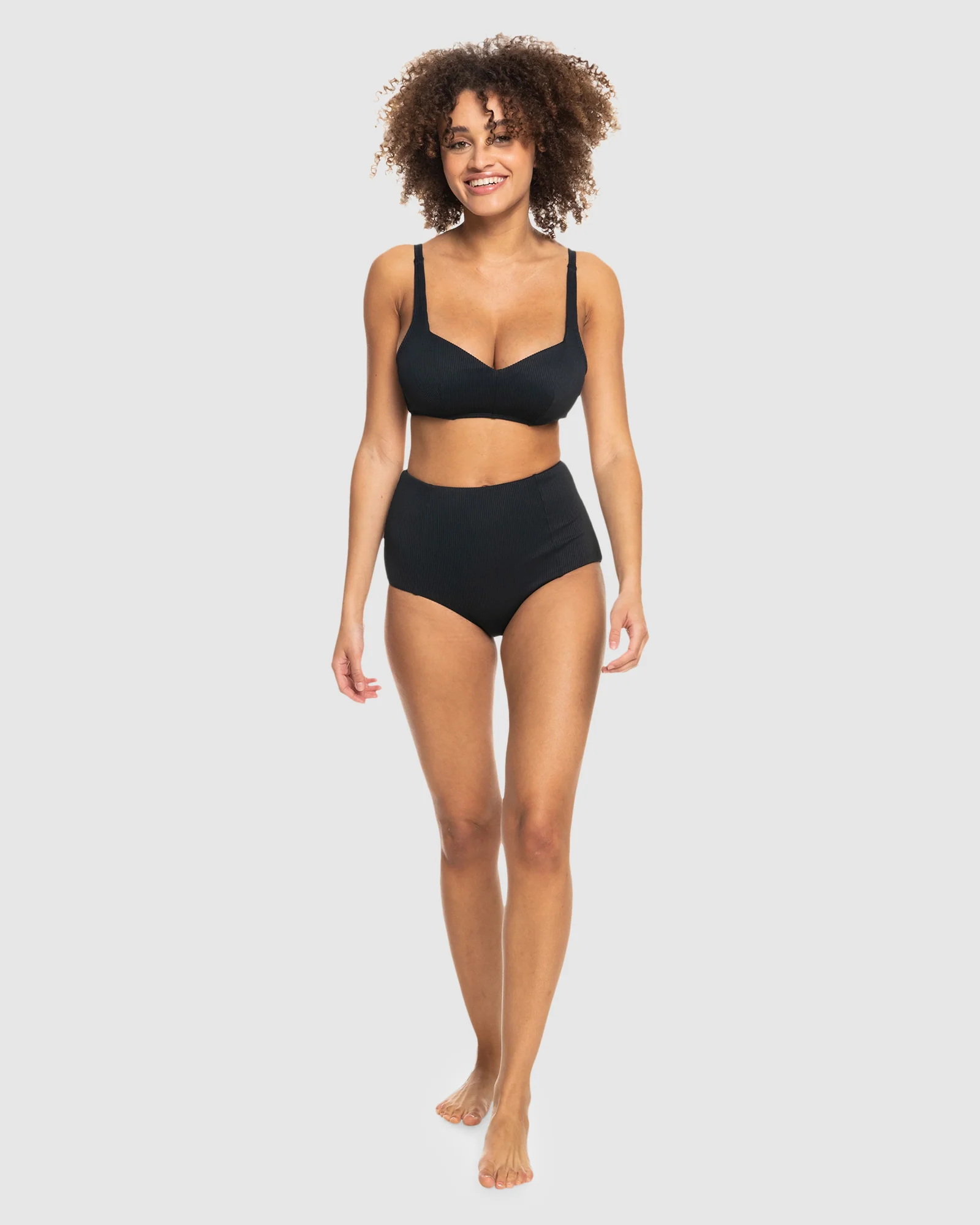 Womens Rib Roxy Love The Sun Ray Bikini Top - Image 5