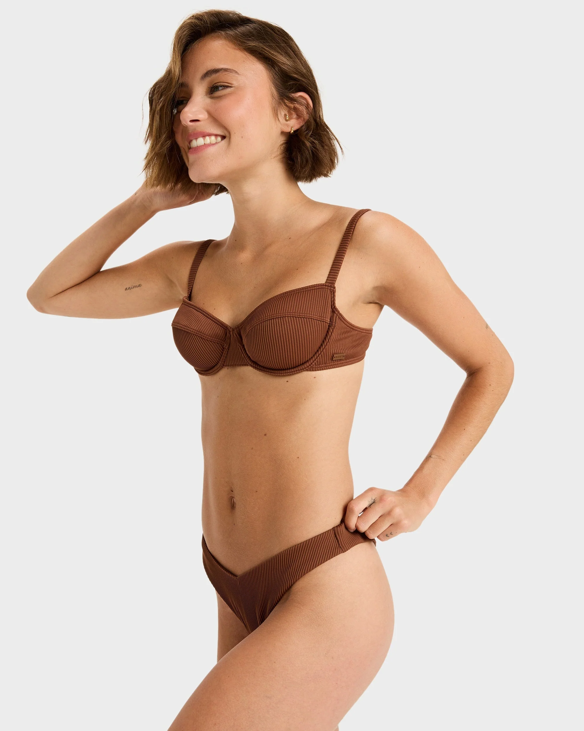 Womens Rib Roxy Love Bikini Bottom - Image 3