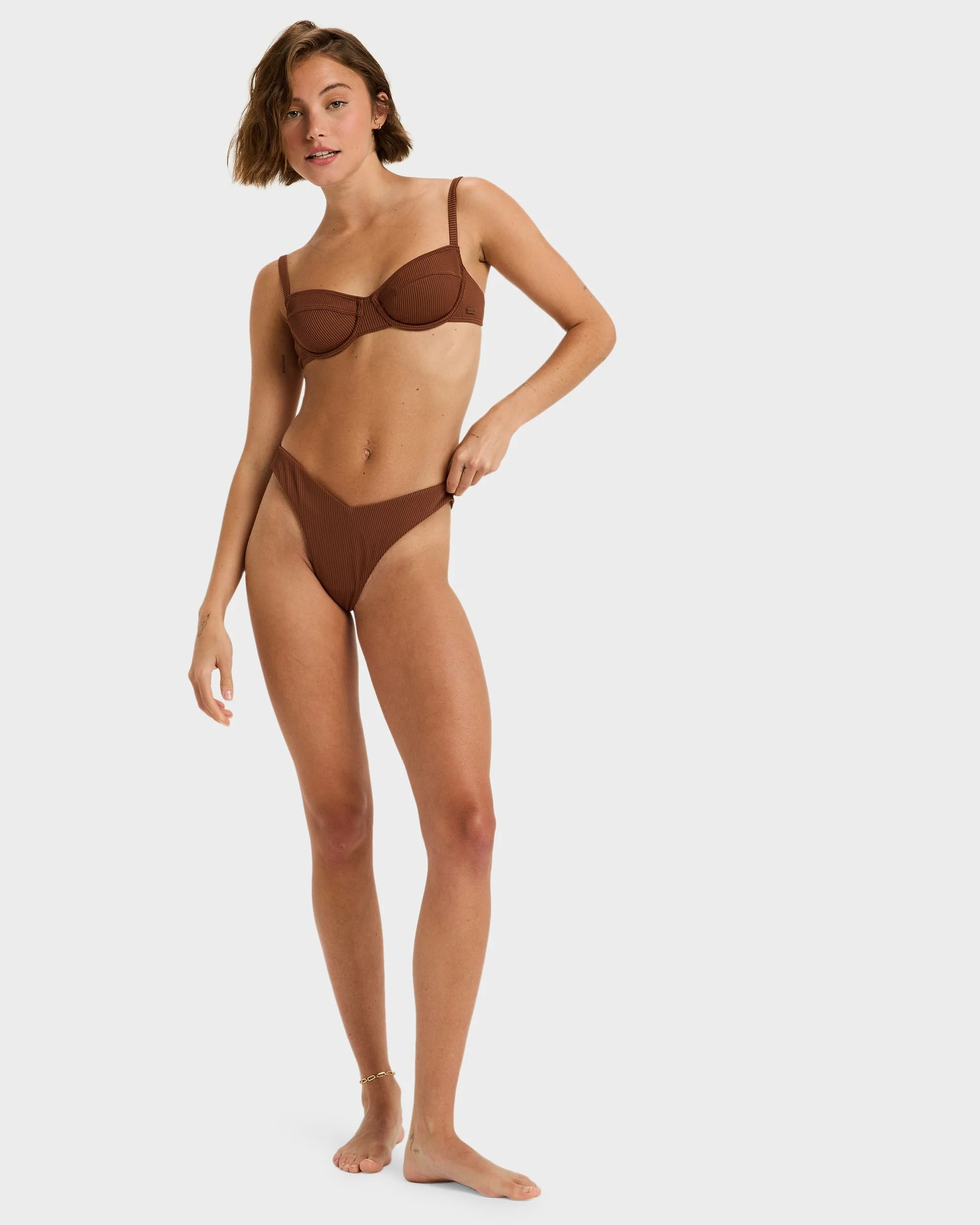 Womens Rib Roxy Love Bikini Bottom - Image 4