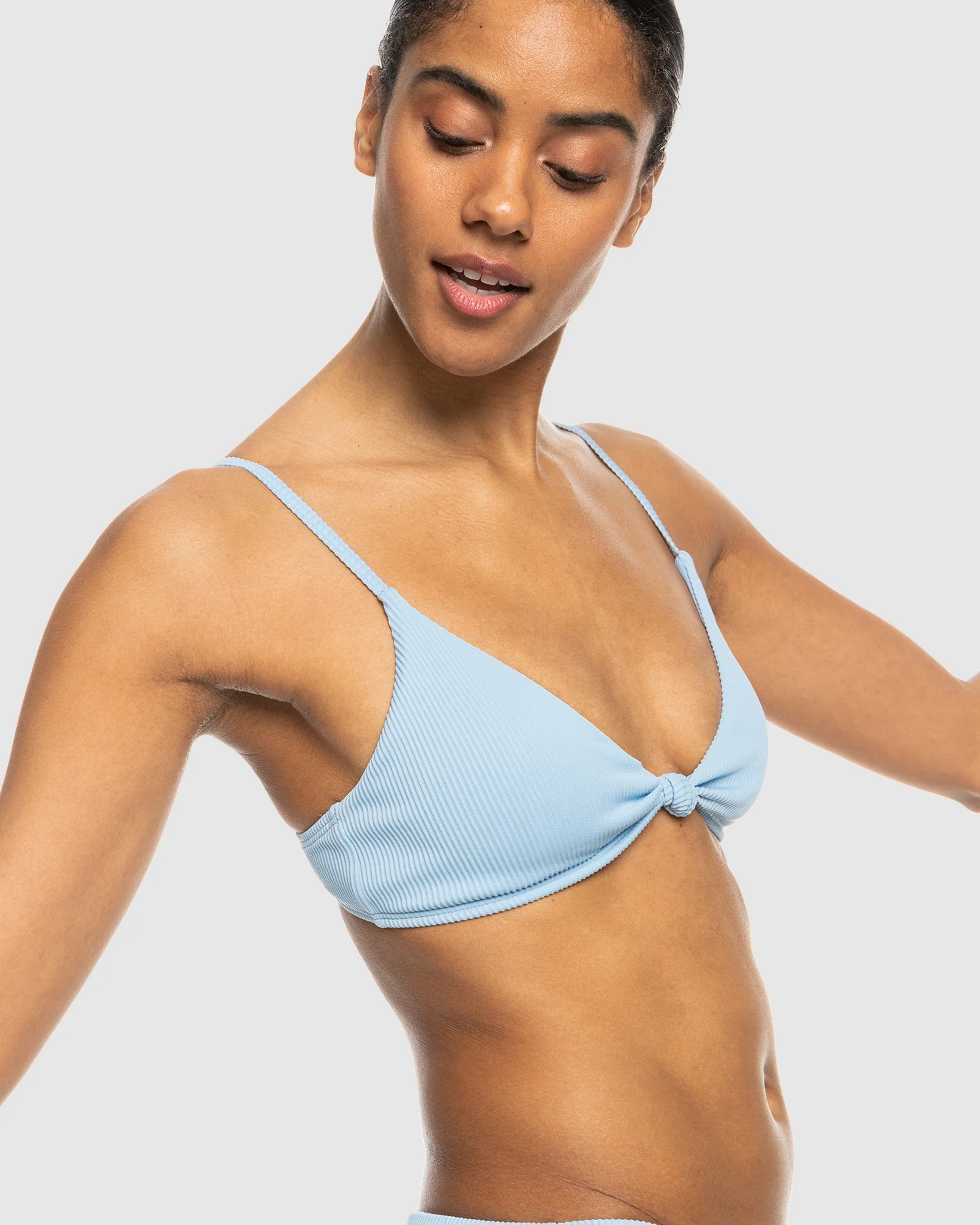 Womens Roxy Love The Surf Knot Bikini Top - Image 2