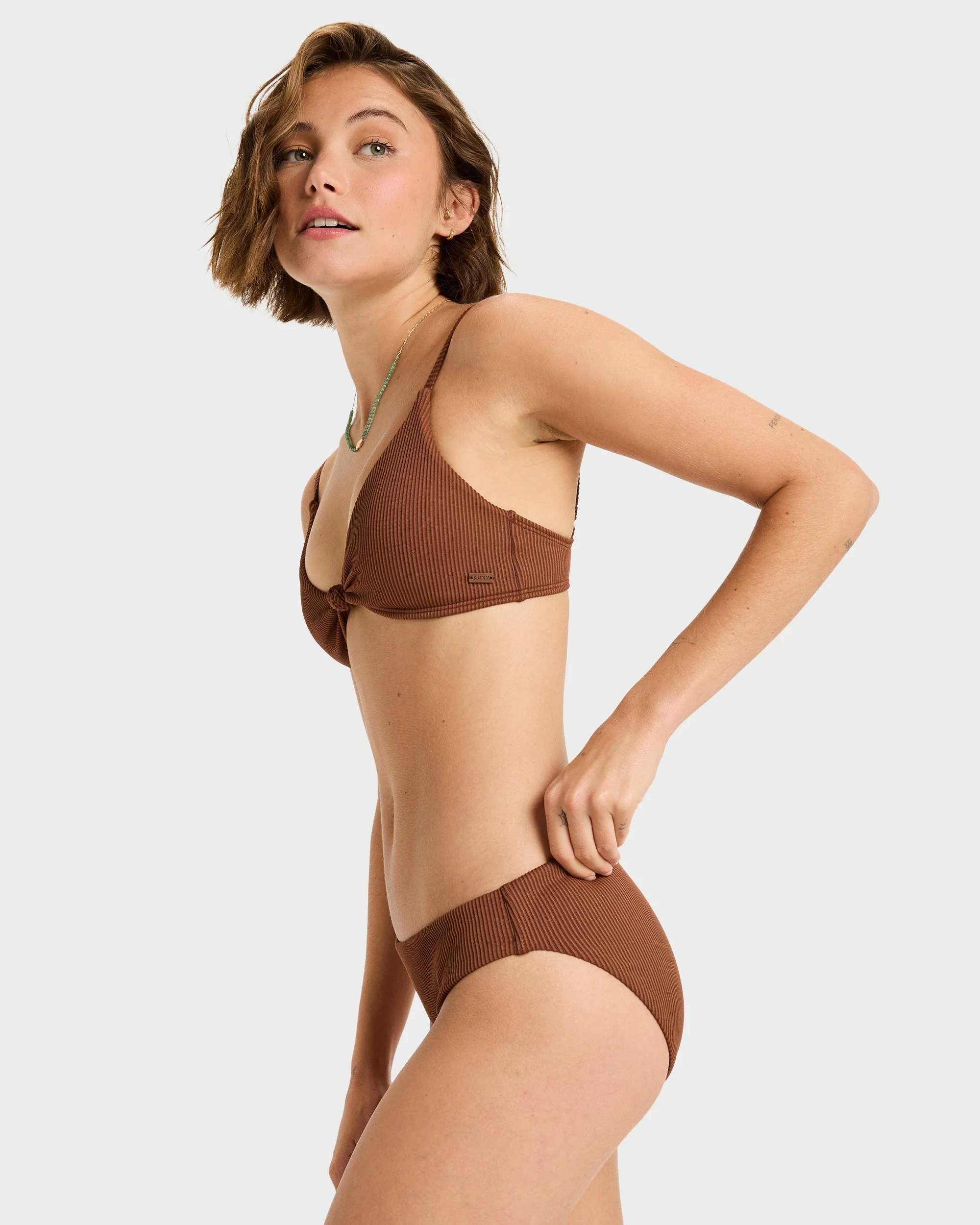 Womens Roxy Love The Surf Knot Bikini Top - Image 2