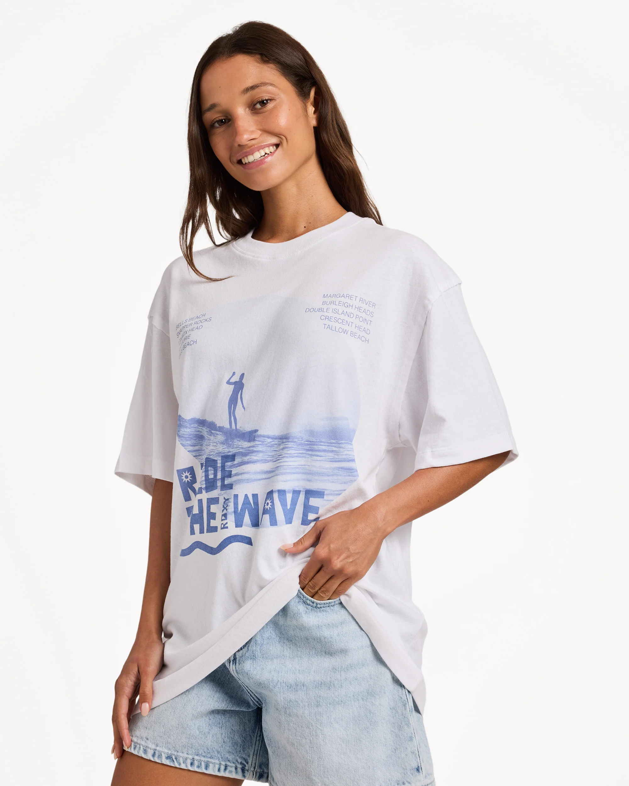 Womens Ride The Wave T-Shirt - Image 4