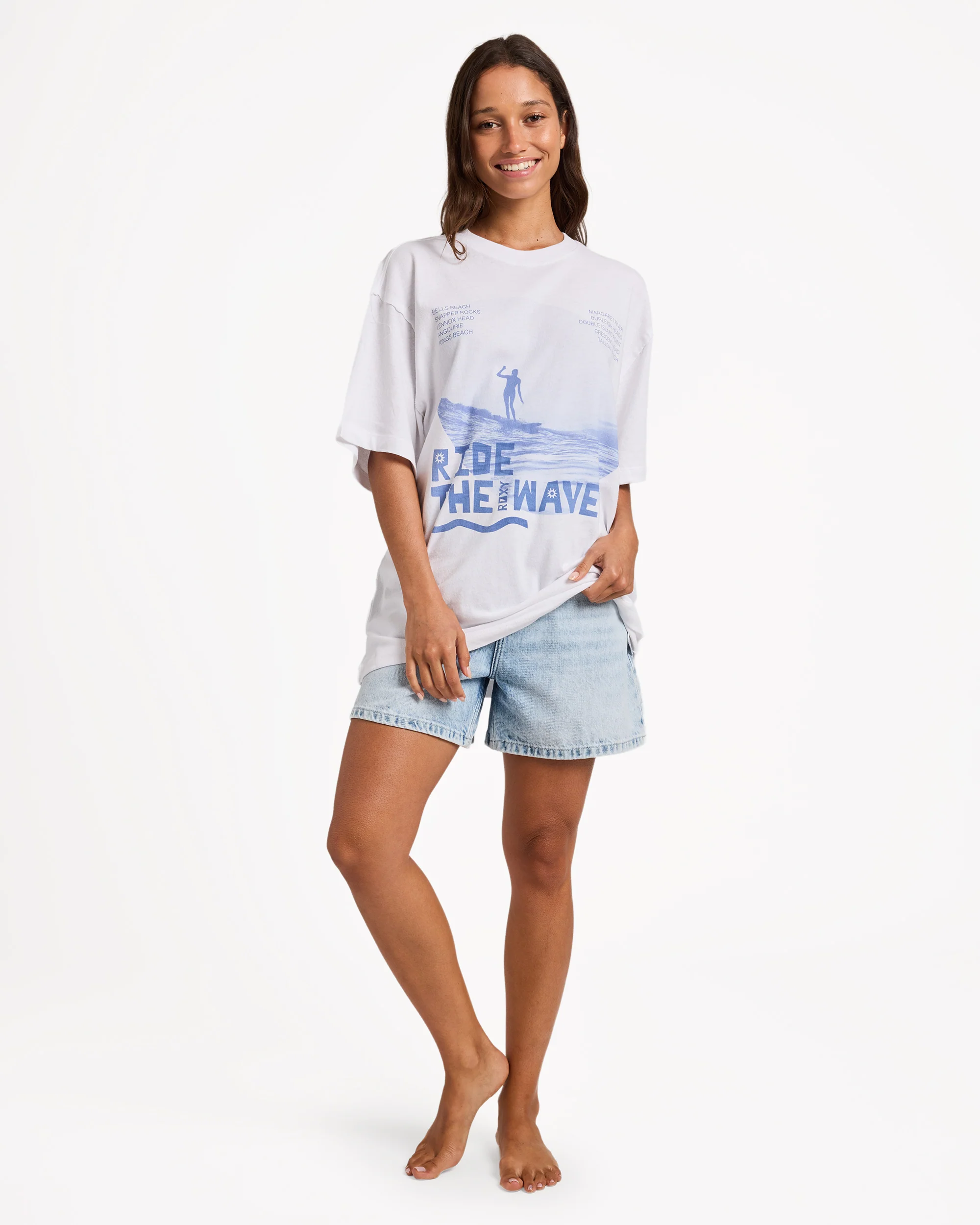 Womens Ride The Wave T-Shirt - Image 5