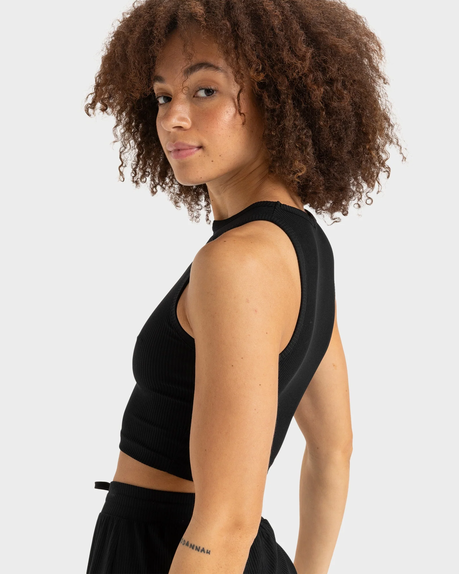 Womens Rise & Vibe Rib Tank Top - Image 2