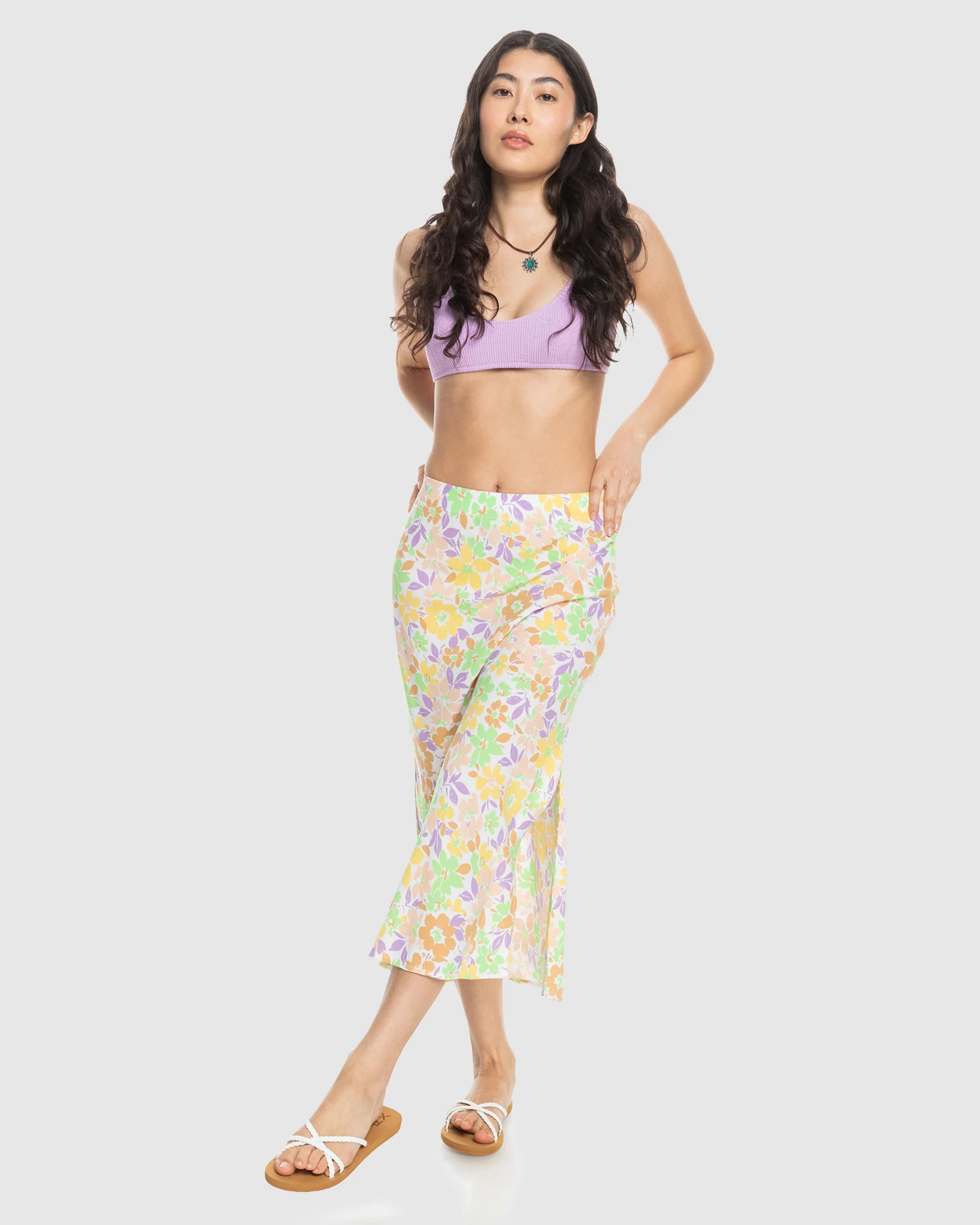 Womens Rocking Waves Midi Skirt - Image 5