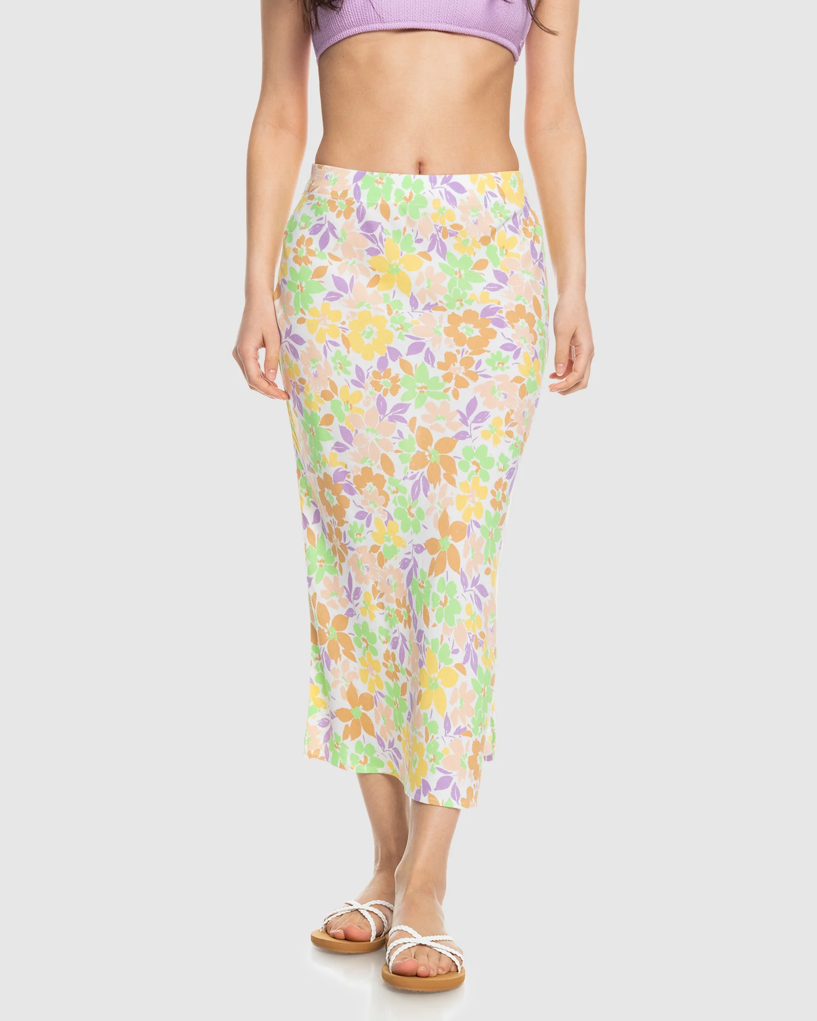 Womens Rocking Waves Midi Skirt - Image 7