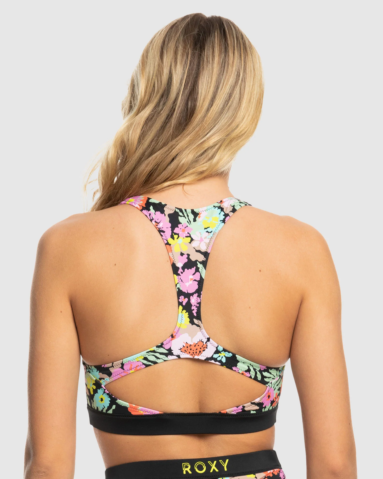 Womens Roxy Active Aop Bralette Bikini Top - Image 2