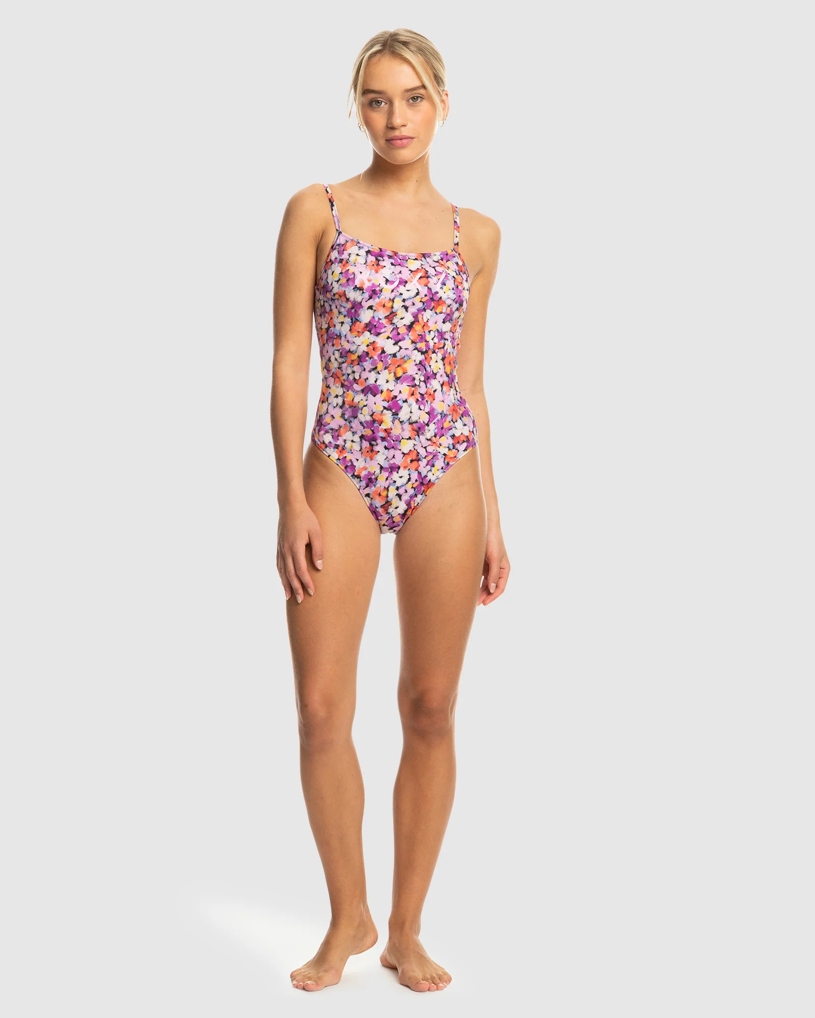 Womens Roxy Active Basic Aop 1Pce One Piece Swimsuit - Image 5
