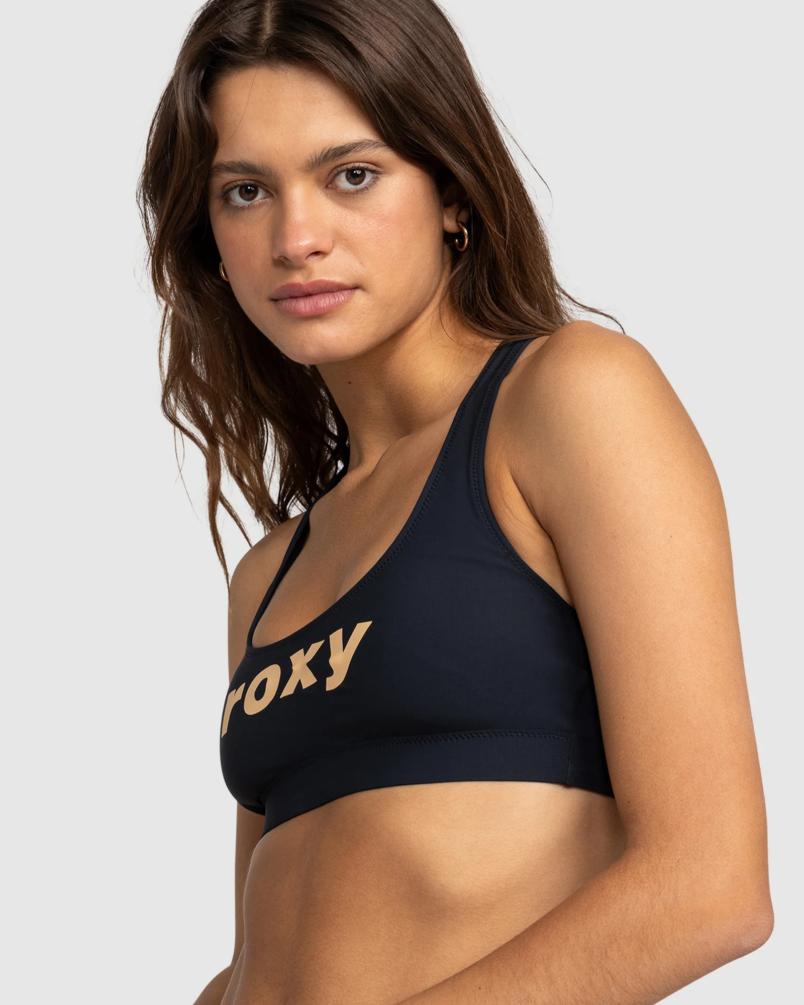 Womens Roxy Active Bralette Bikini Top - Image 2