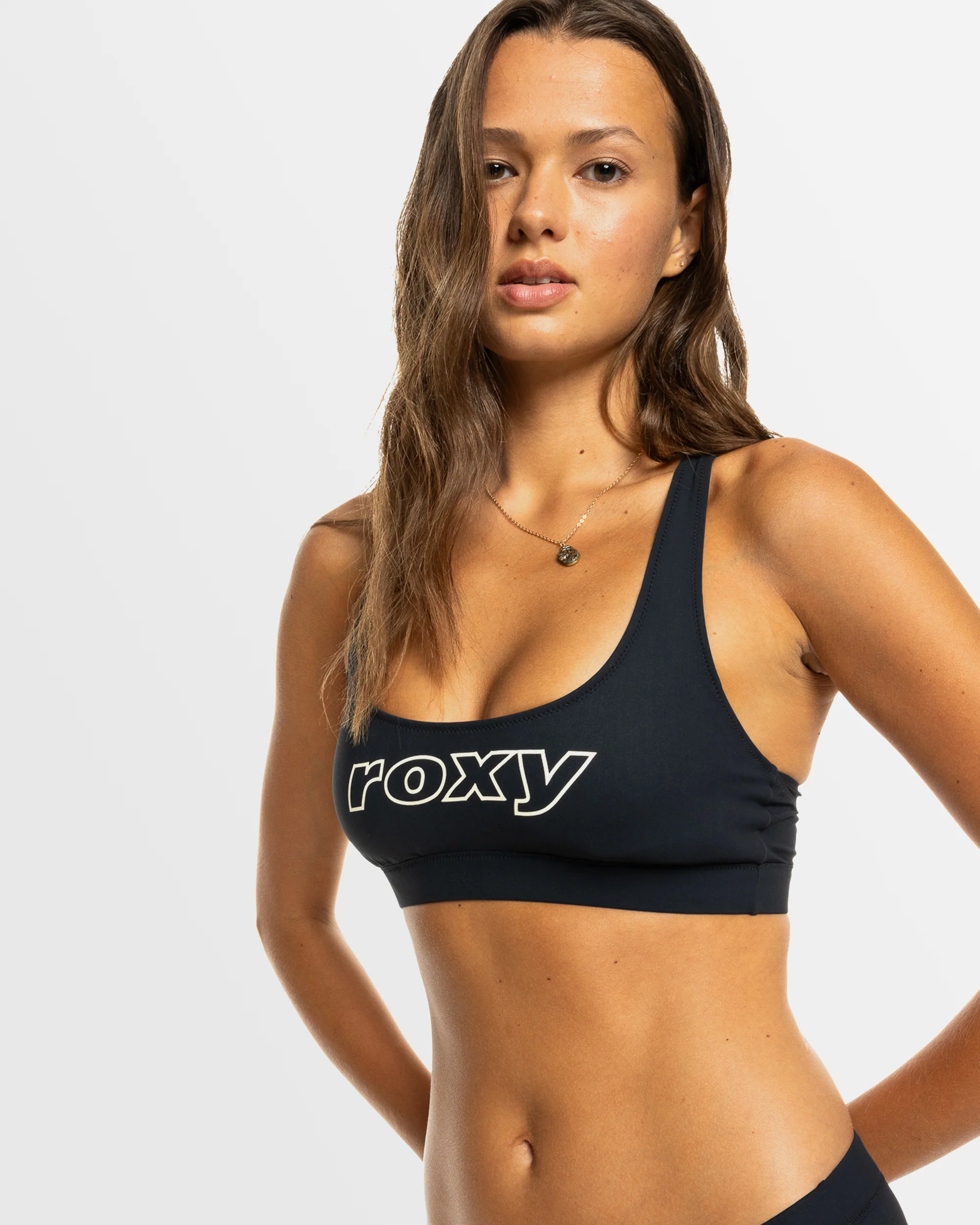Womens Roxy Active Full Coverage Bikini Top - Image 3