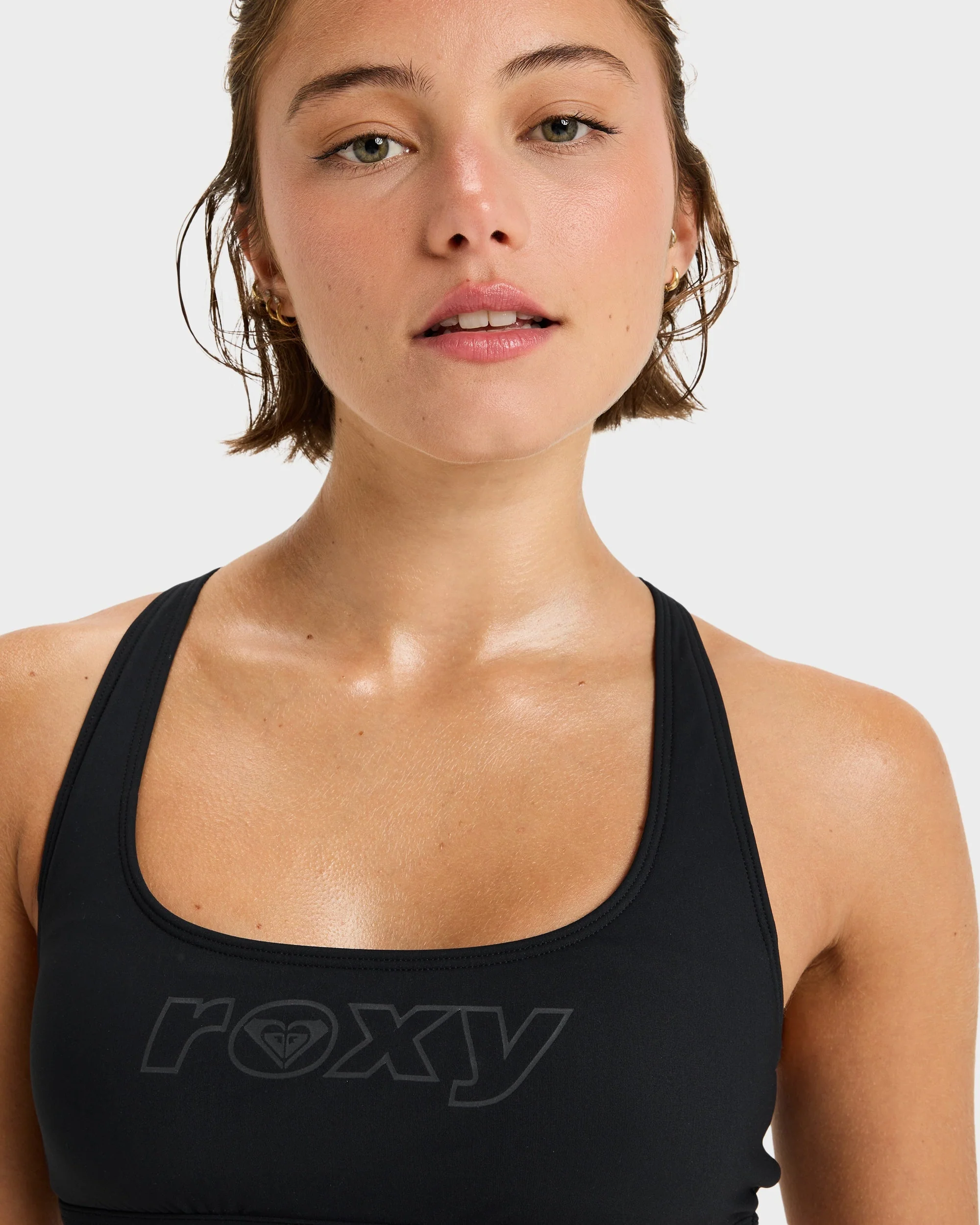 Womens Roxy Active Bralette Bikini Top - Image 4