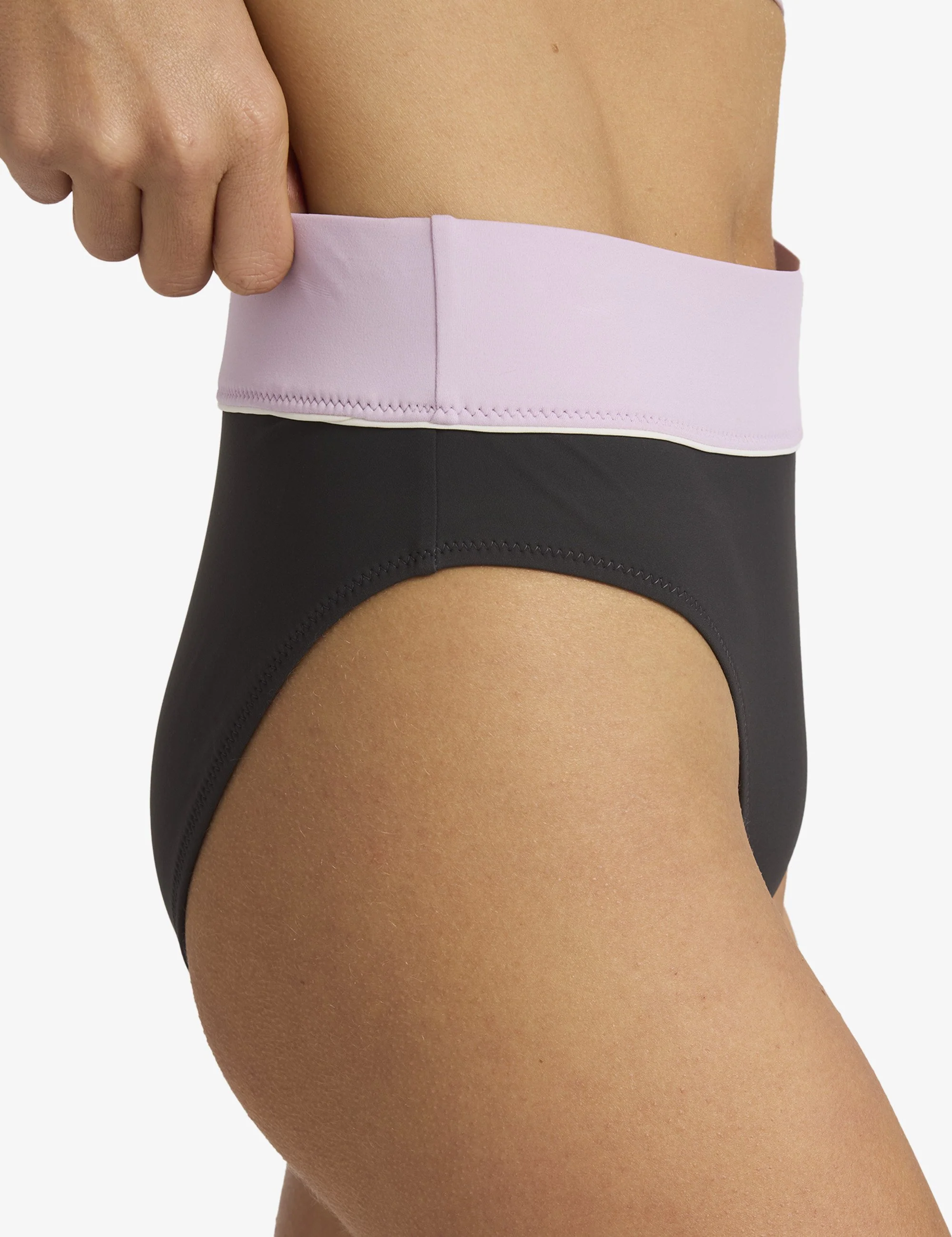 Womens Roxy Active C Block High Waist Bikini Bottom - Image 4