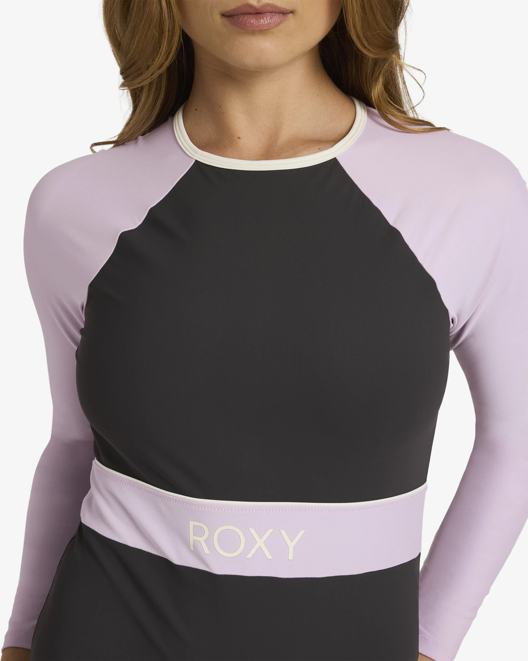 Womens Roxy Active Long Sleeve One Piece - Image 3