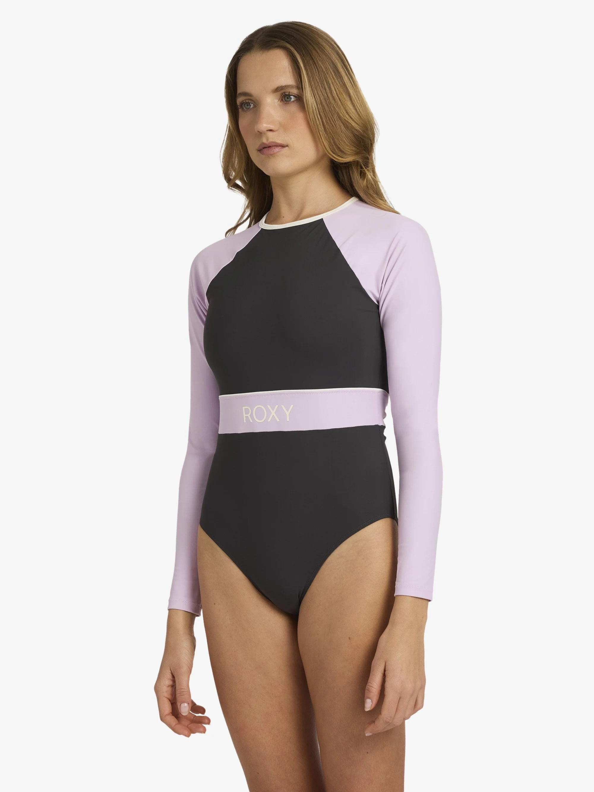 Womens Roxy Active Long Sleeve One Piece - Image 4
