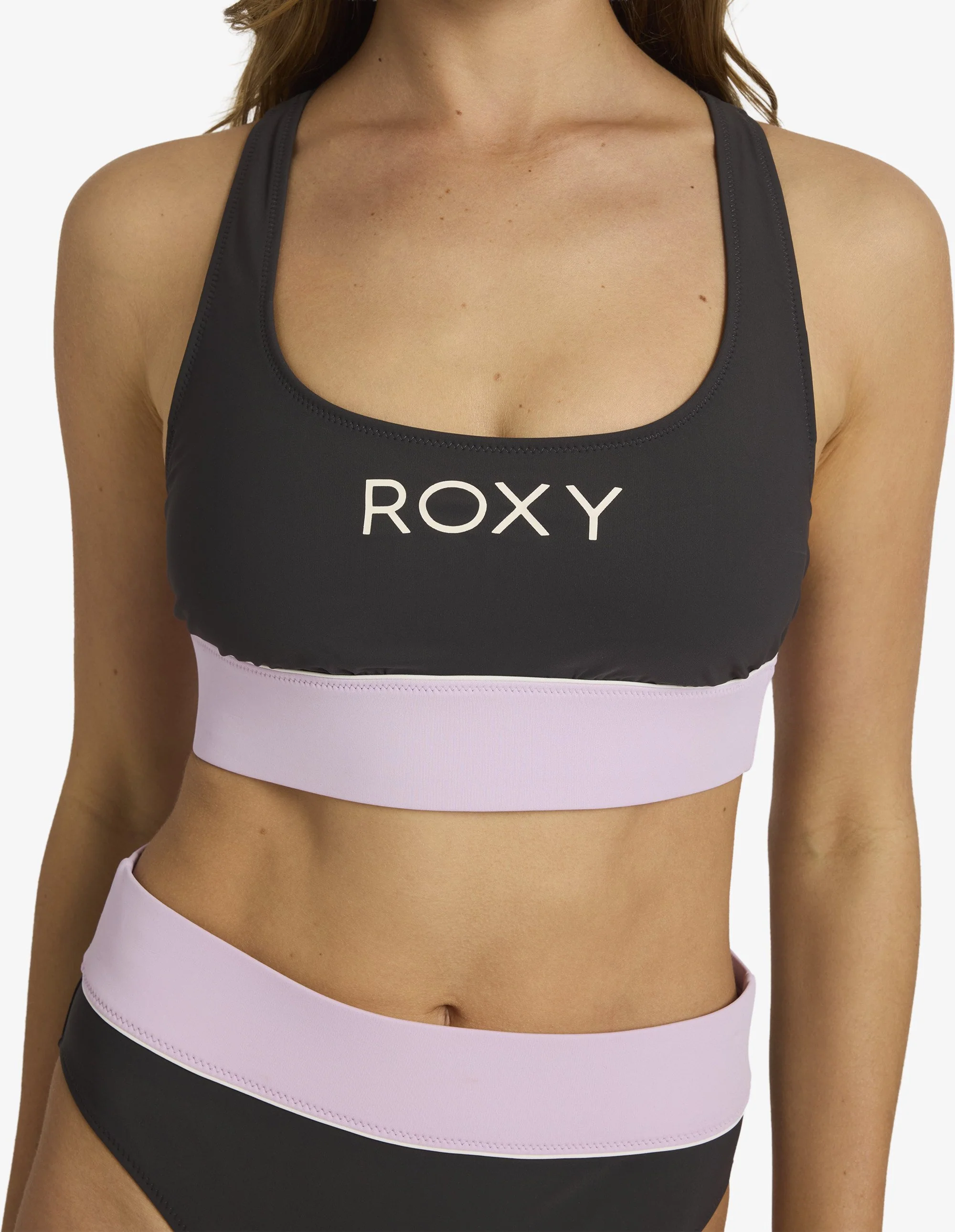 Womens Roxy Active C Block Bikini Top - Image 3