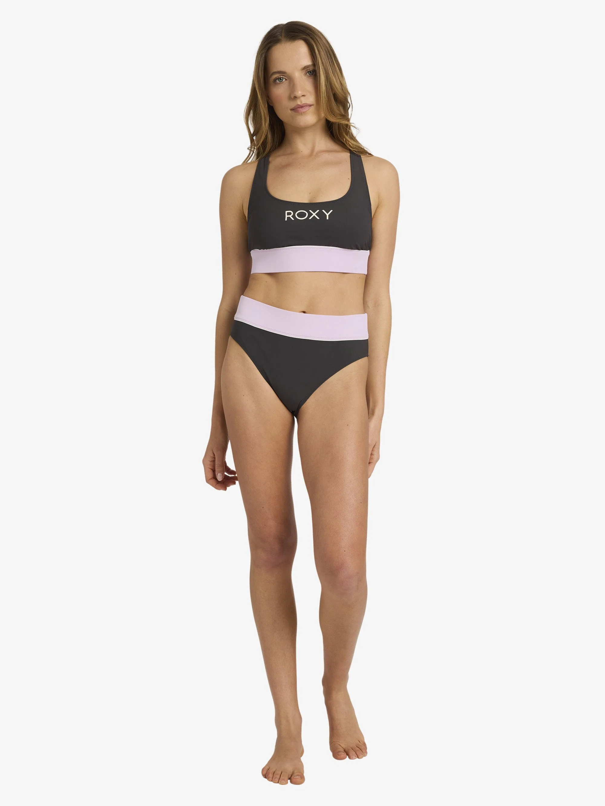 Womens Roxy Active C Block Bikini Top - Image 5