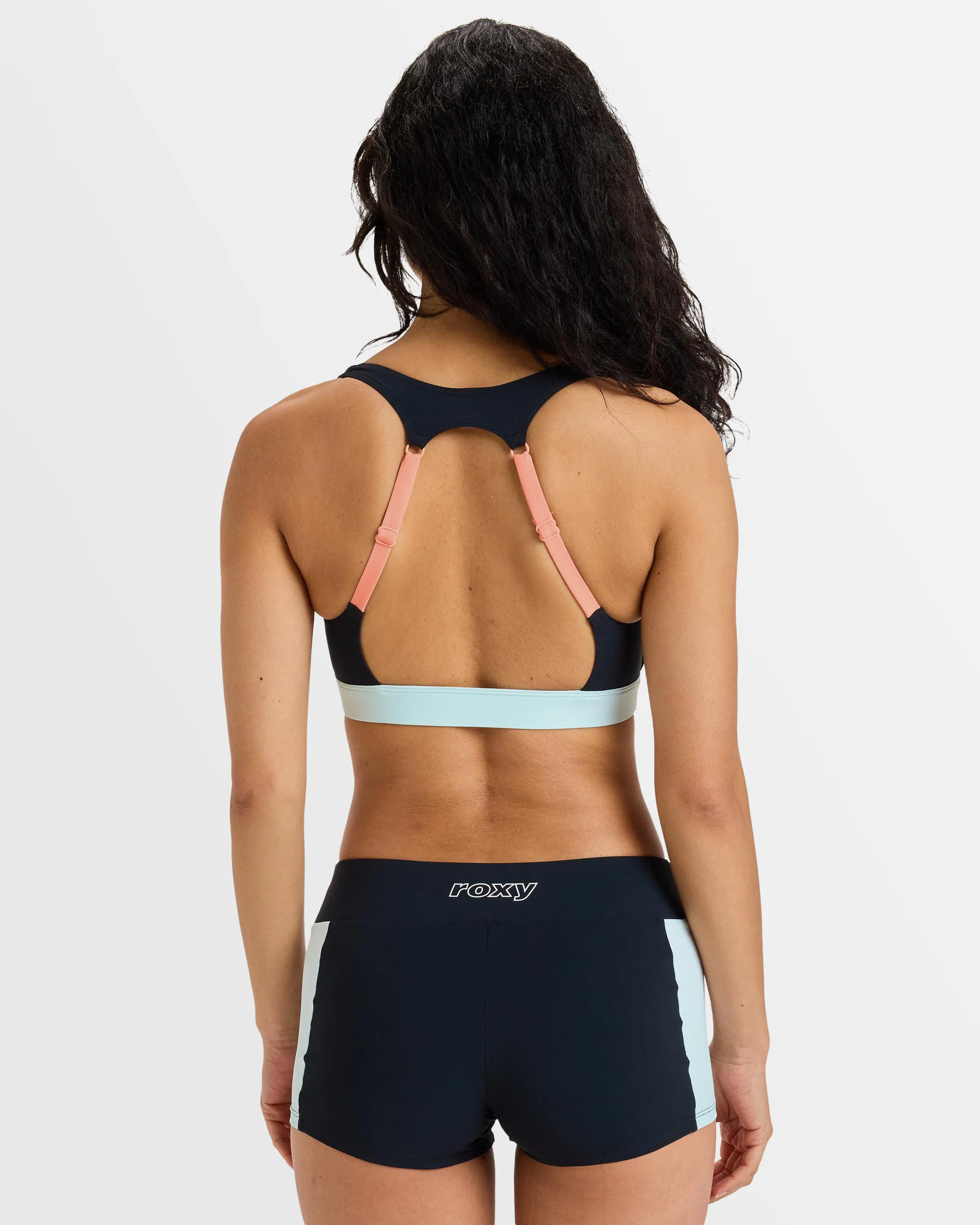 Womens Roxy Active Coloblock Bikini Top - Image 3
