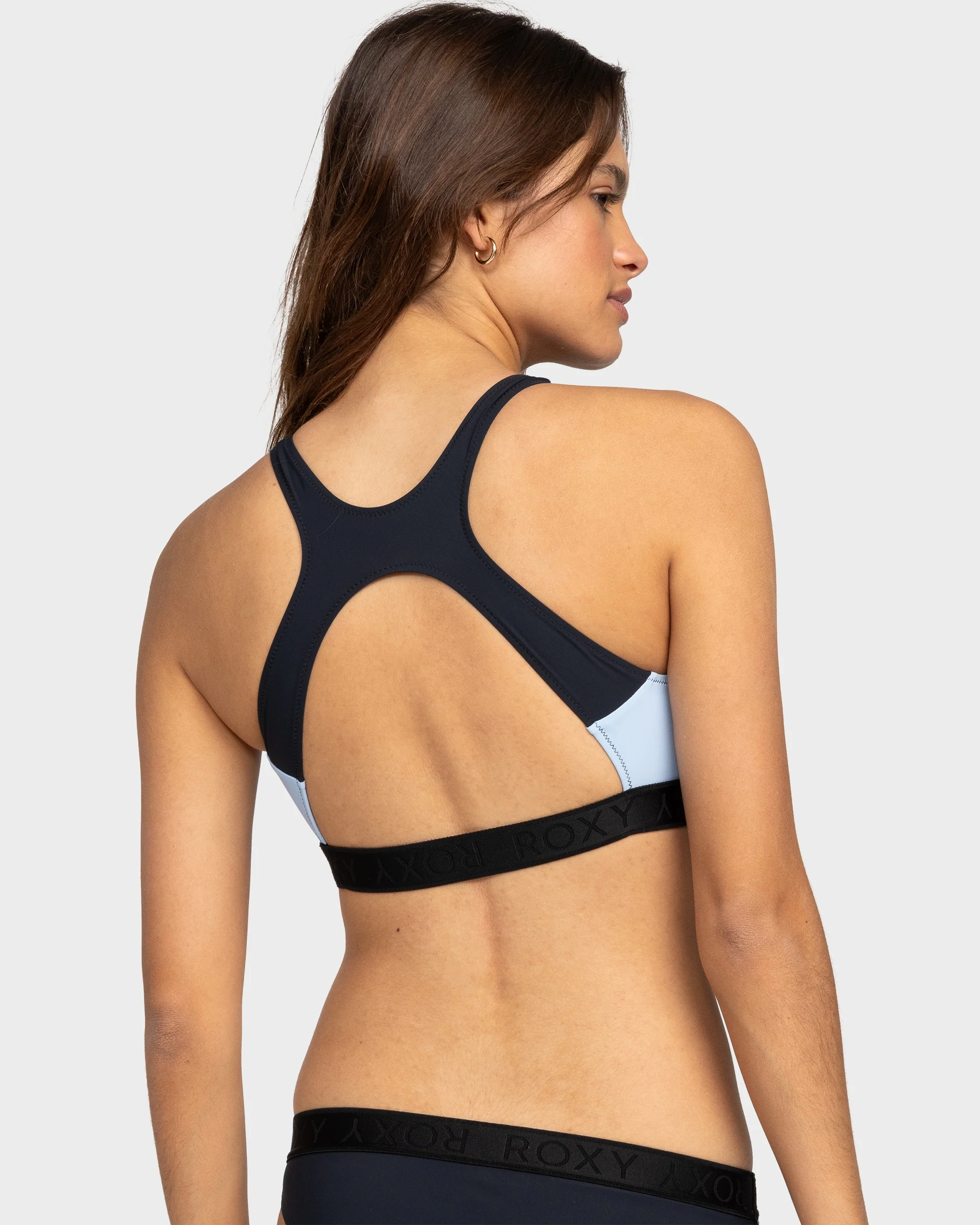 Womens Roxy Active Crop Top Bikini Top - Image 7