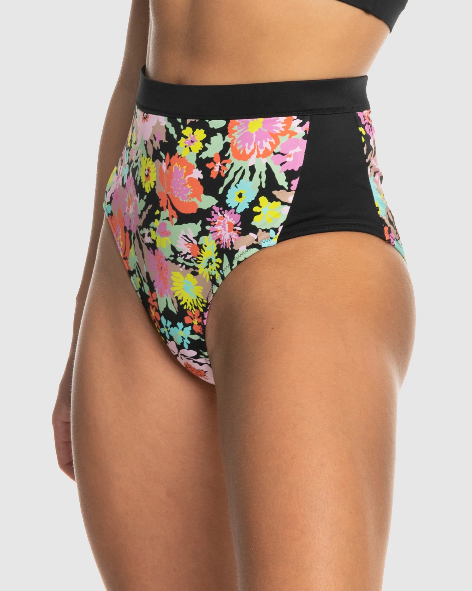 Womens Roxy Active High Waist Mod Bikini Bottom - Image 2