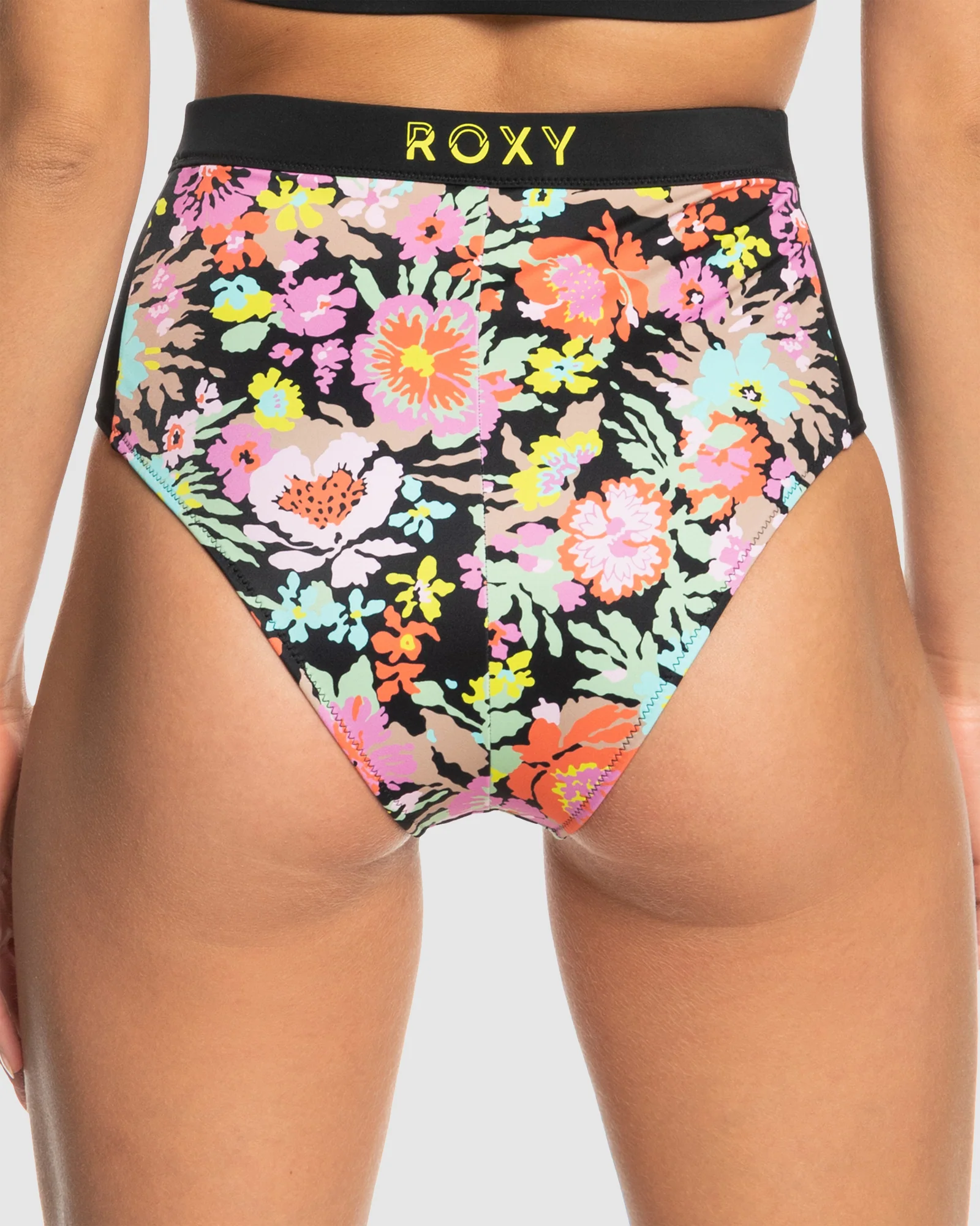Womens Roxy Active High Waist Mod Bikini Bottom - Image 3