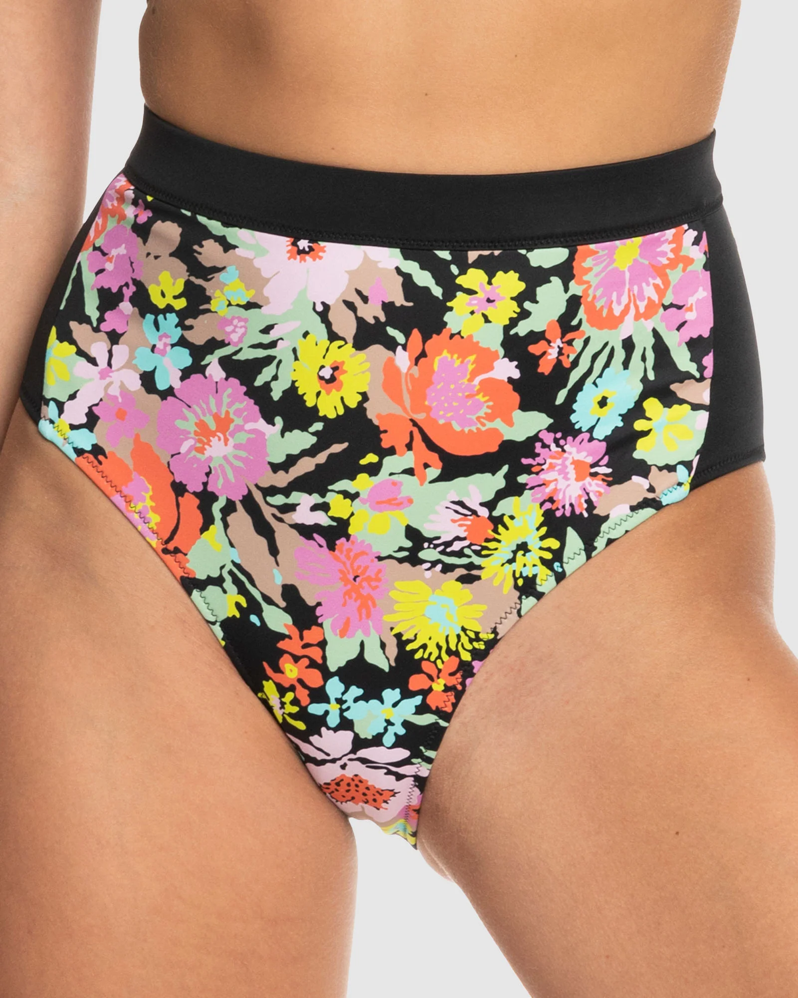 Womens Roxy Active High Waist Mod Bikini Bottom - Image 4