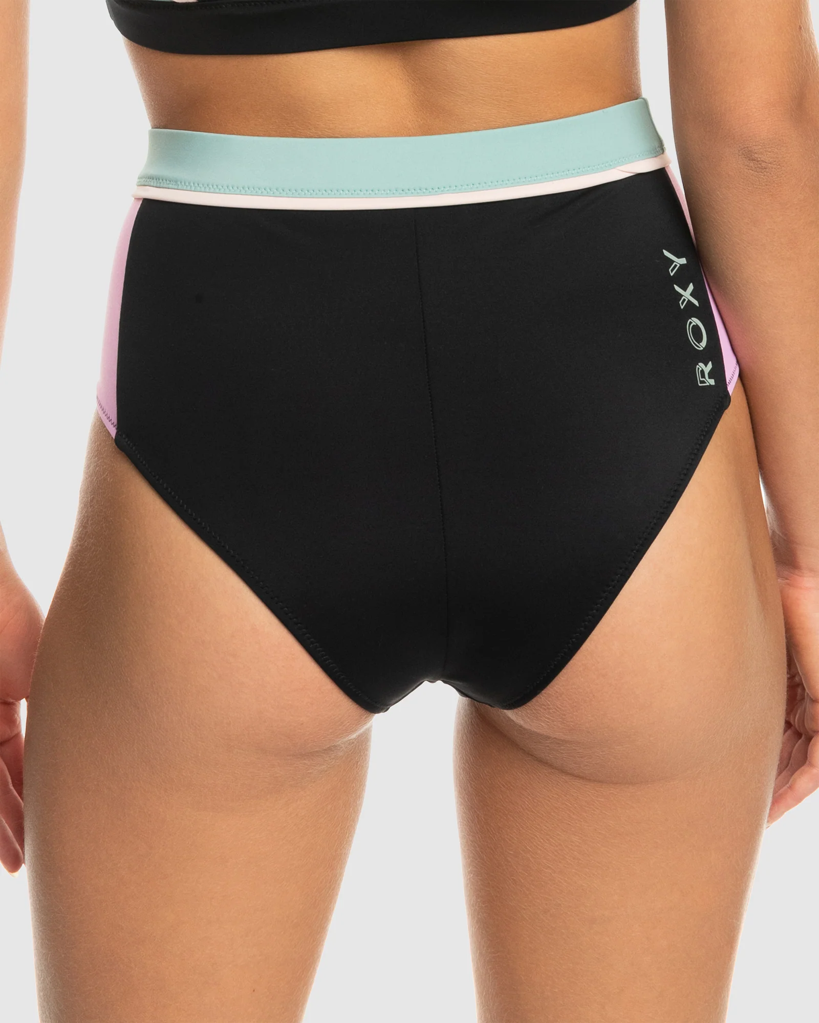 Womens Roxy Active High Waist Mod Sd Bikini Bottom - Image 3