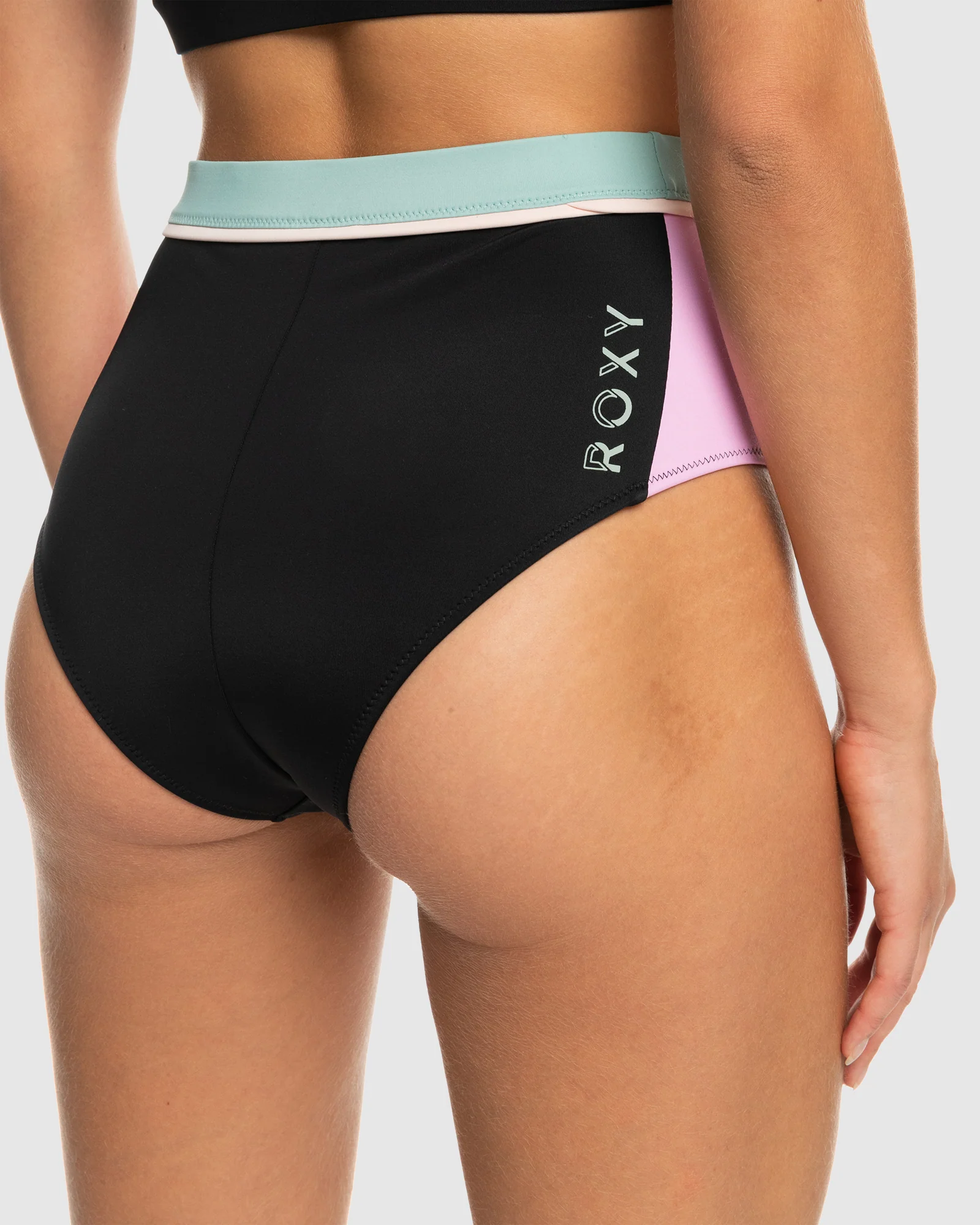Womens Roxy Active High Waist Mod Sd Bikini Bottom - Image 4