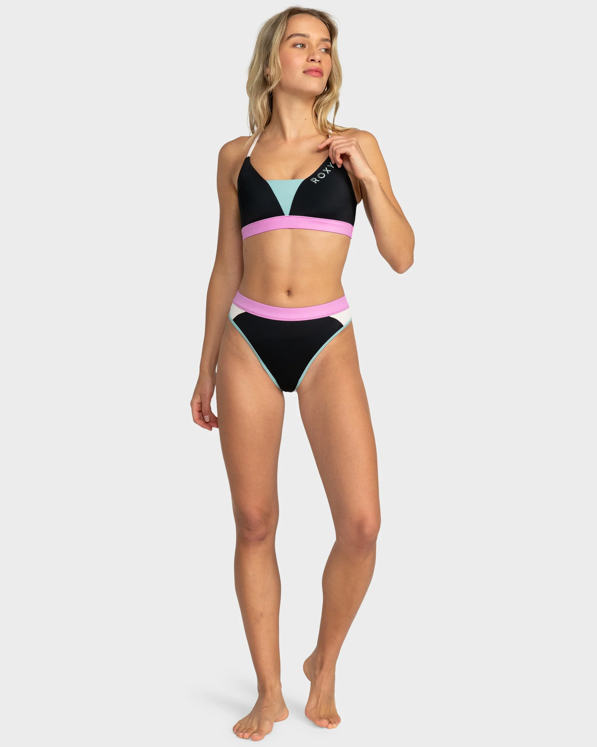 Womens Roxy Active Midwaist Bikini Bottom - Image 3