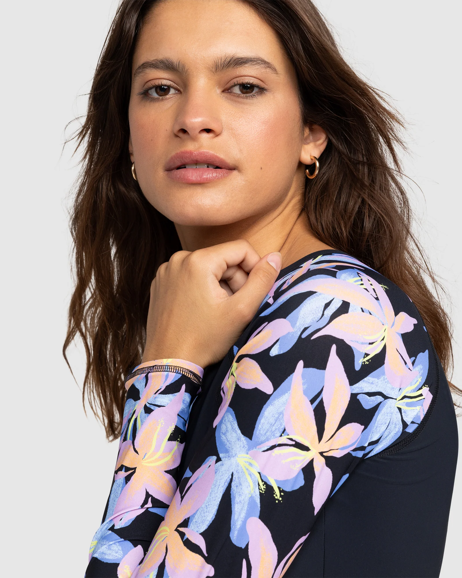 Womens Roxy Active Long Sleeve Upf 50 Surf T-Shirt - Image 4