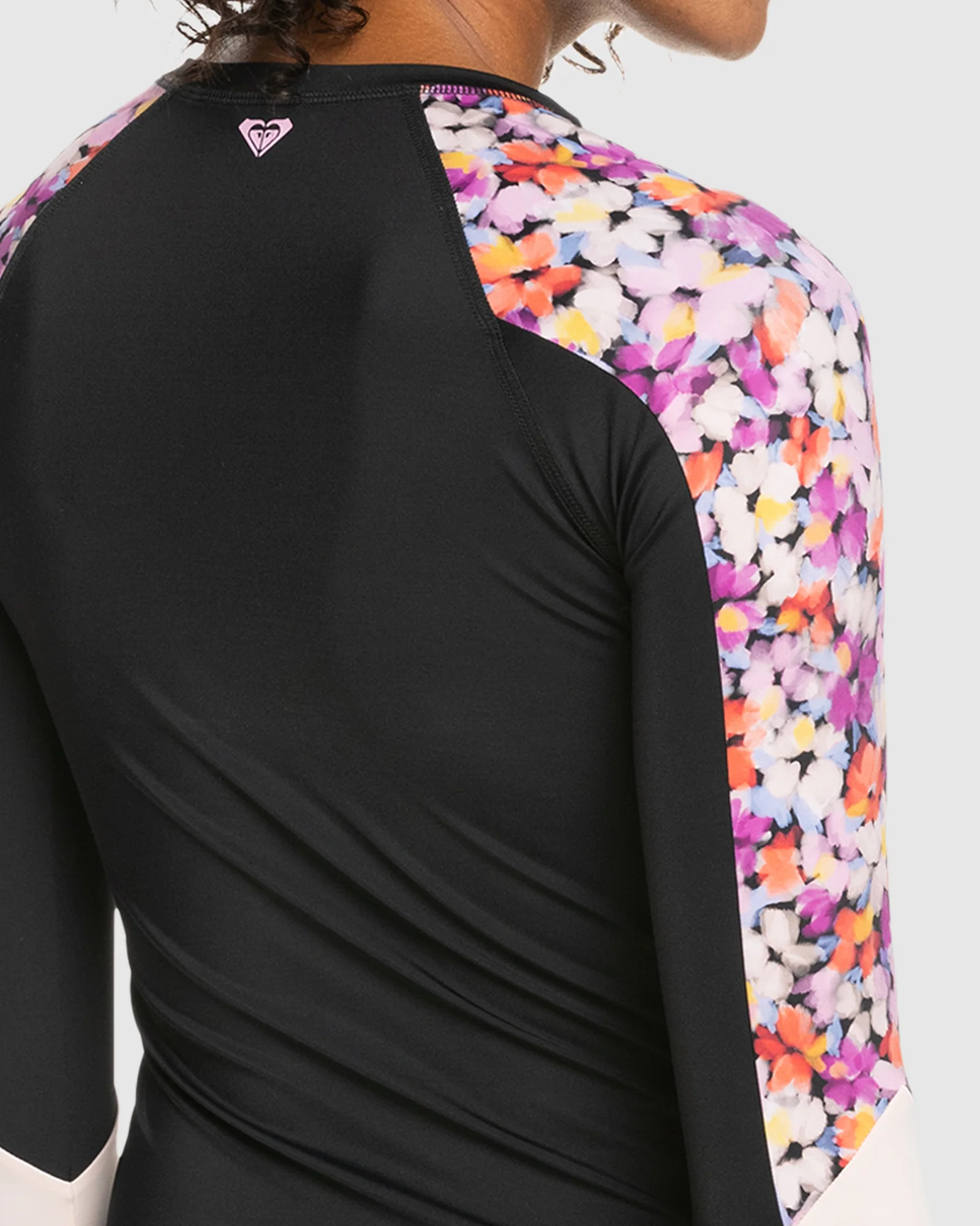 Womens Roxy Active Ls Lycra Top Rashguard - Image 4