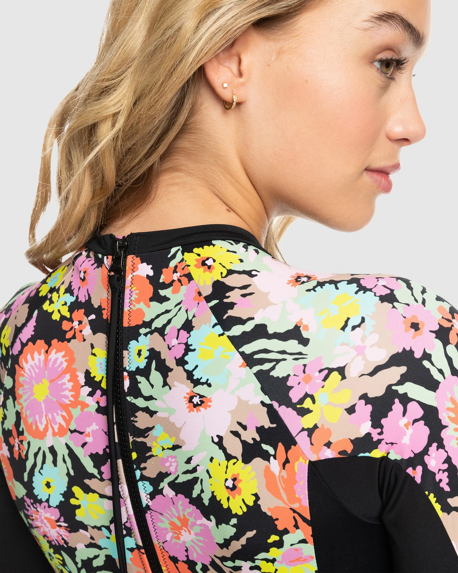 Womens Roxy Active Ls Onesie Pt Rashguard - Image 4
