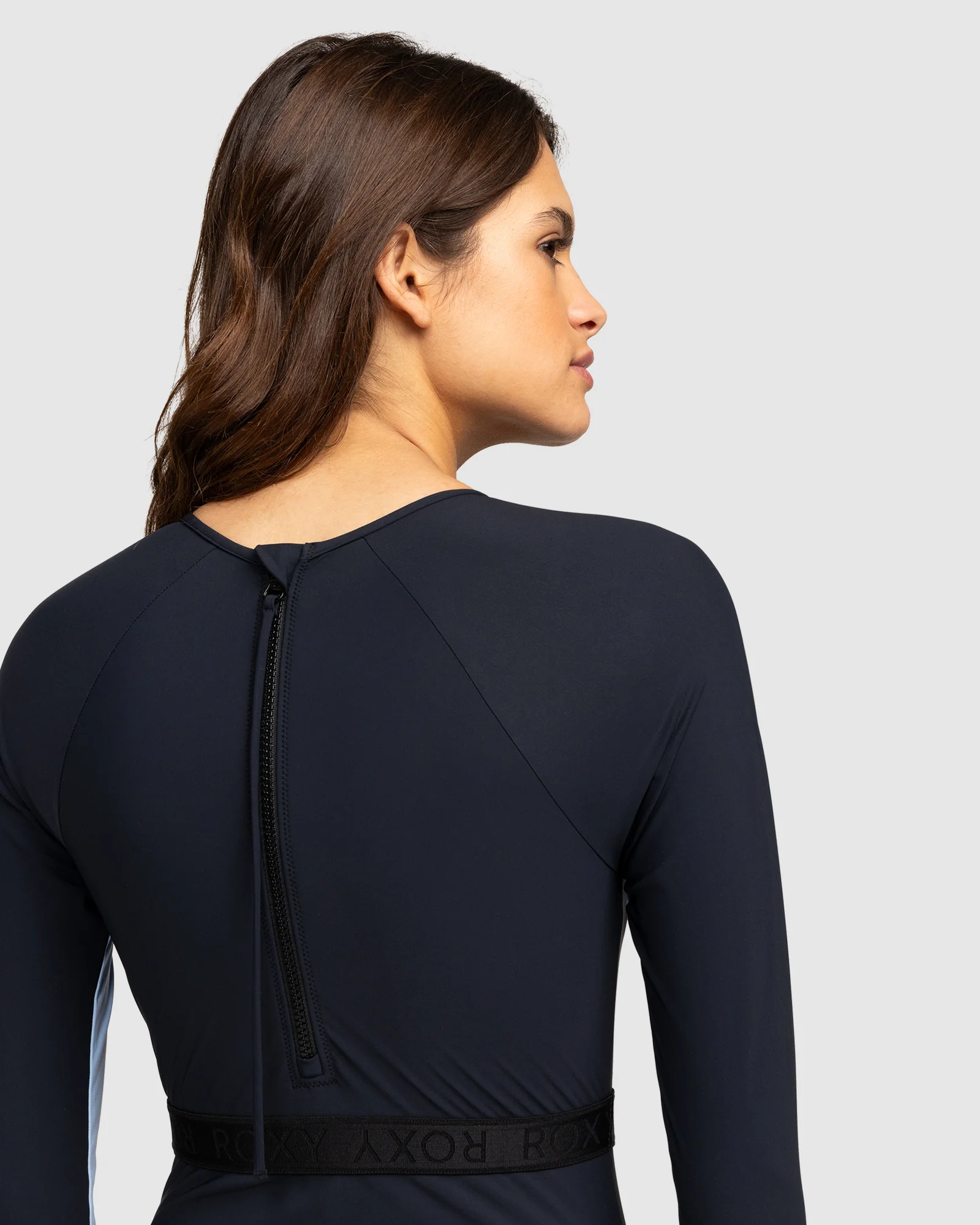 Womens Roxy Active Long Sleeve One Piece Swimsuit - Image 4