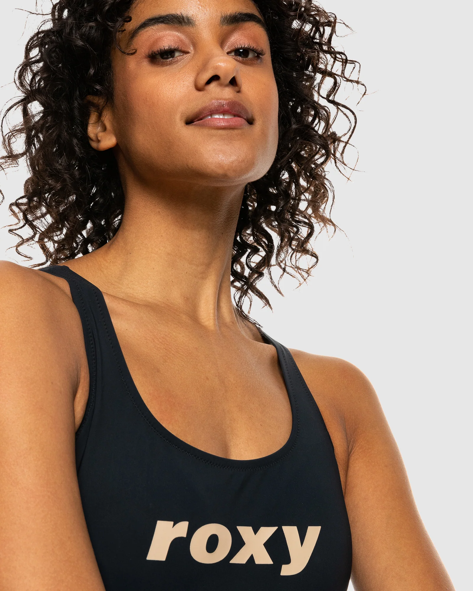 Womens Roxy Active Cross Back One Piece Swimsuit - Image 4