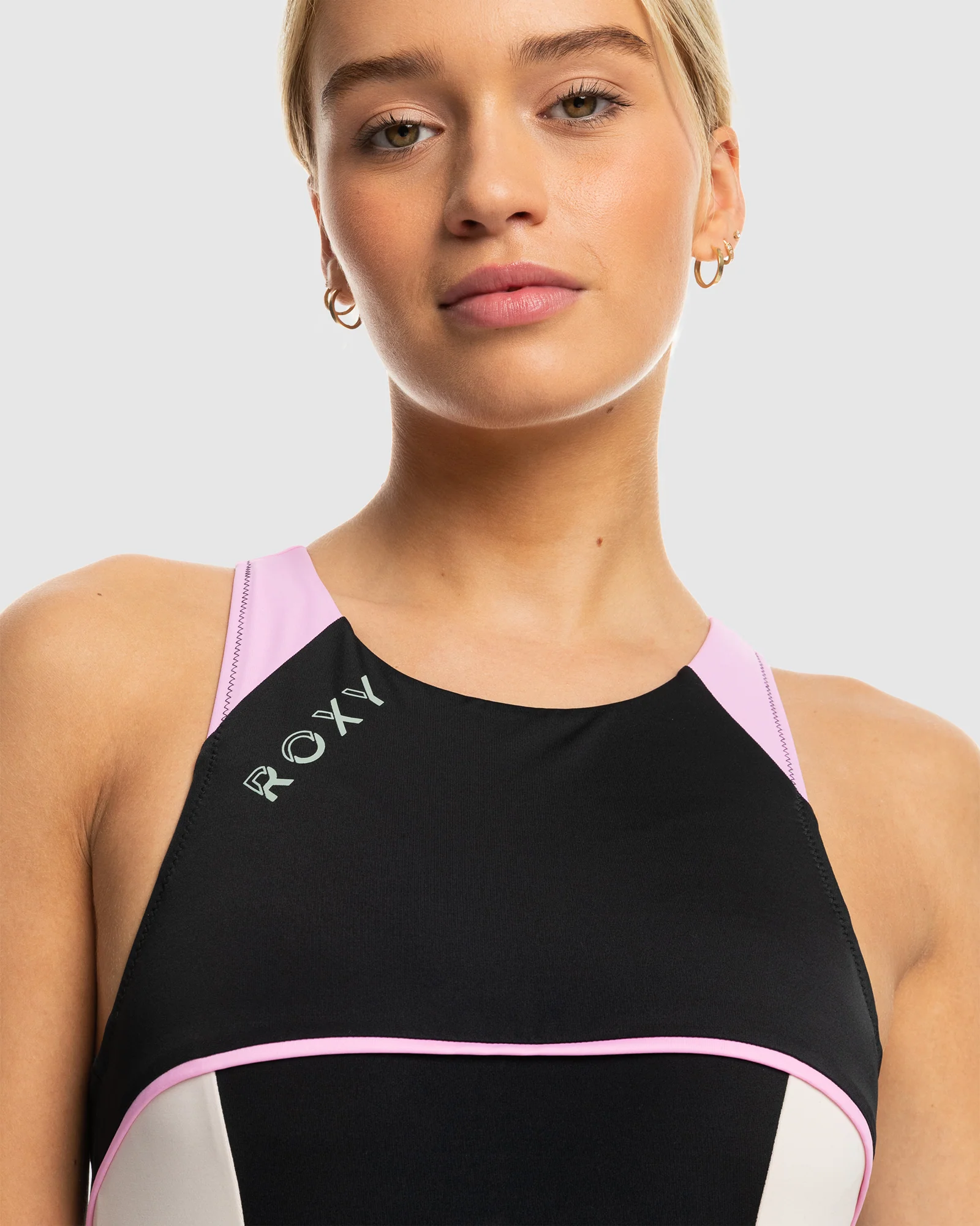 Womens Roxy Active Tech 1 Pce Sd One Piece Swimsuit - Image 4
