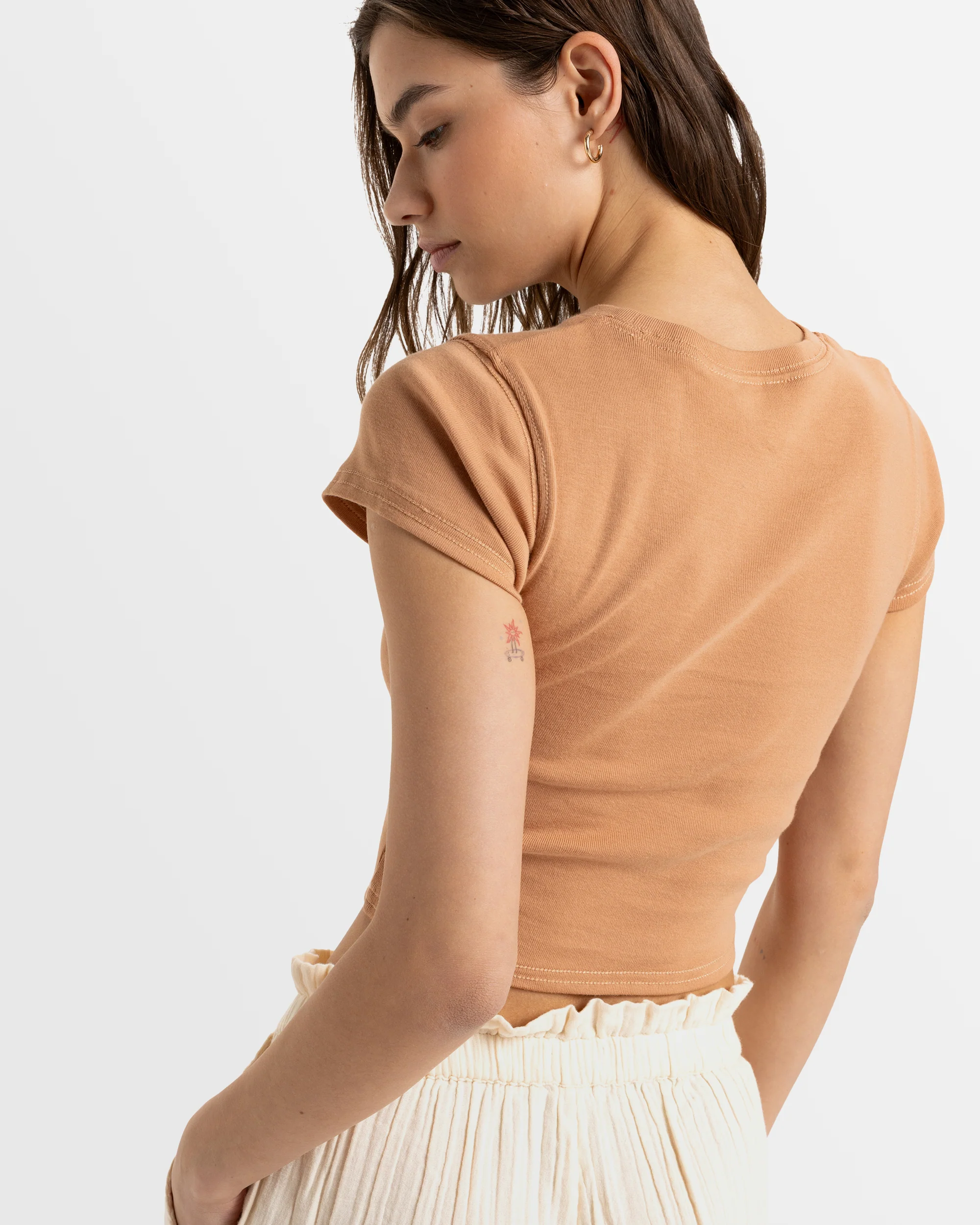 Womens Roxy All Day Short Sleeve T-Shirt - Image 3