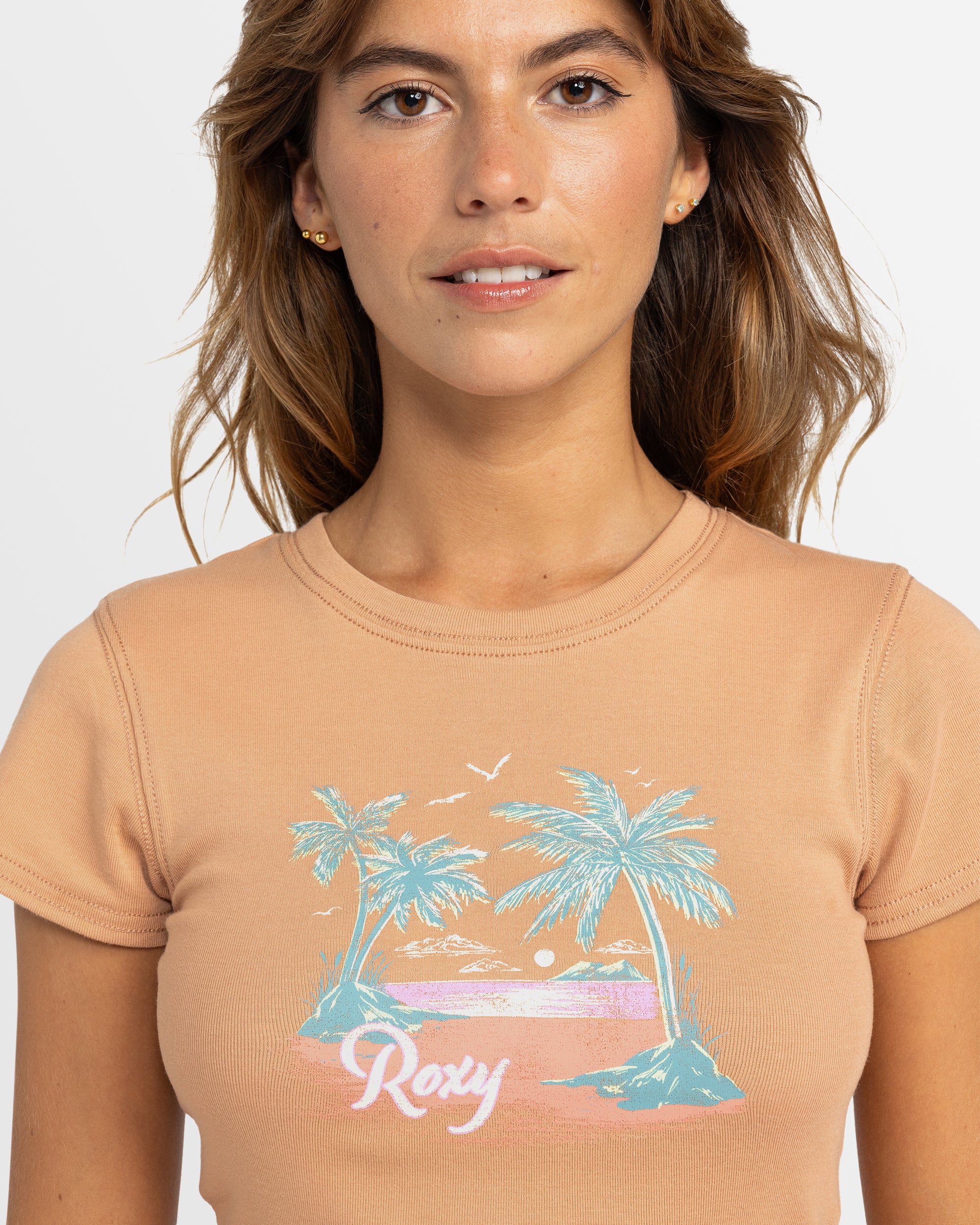 Womens Roxy All Day Short Sleeve T-Shirt - Image 4