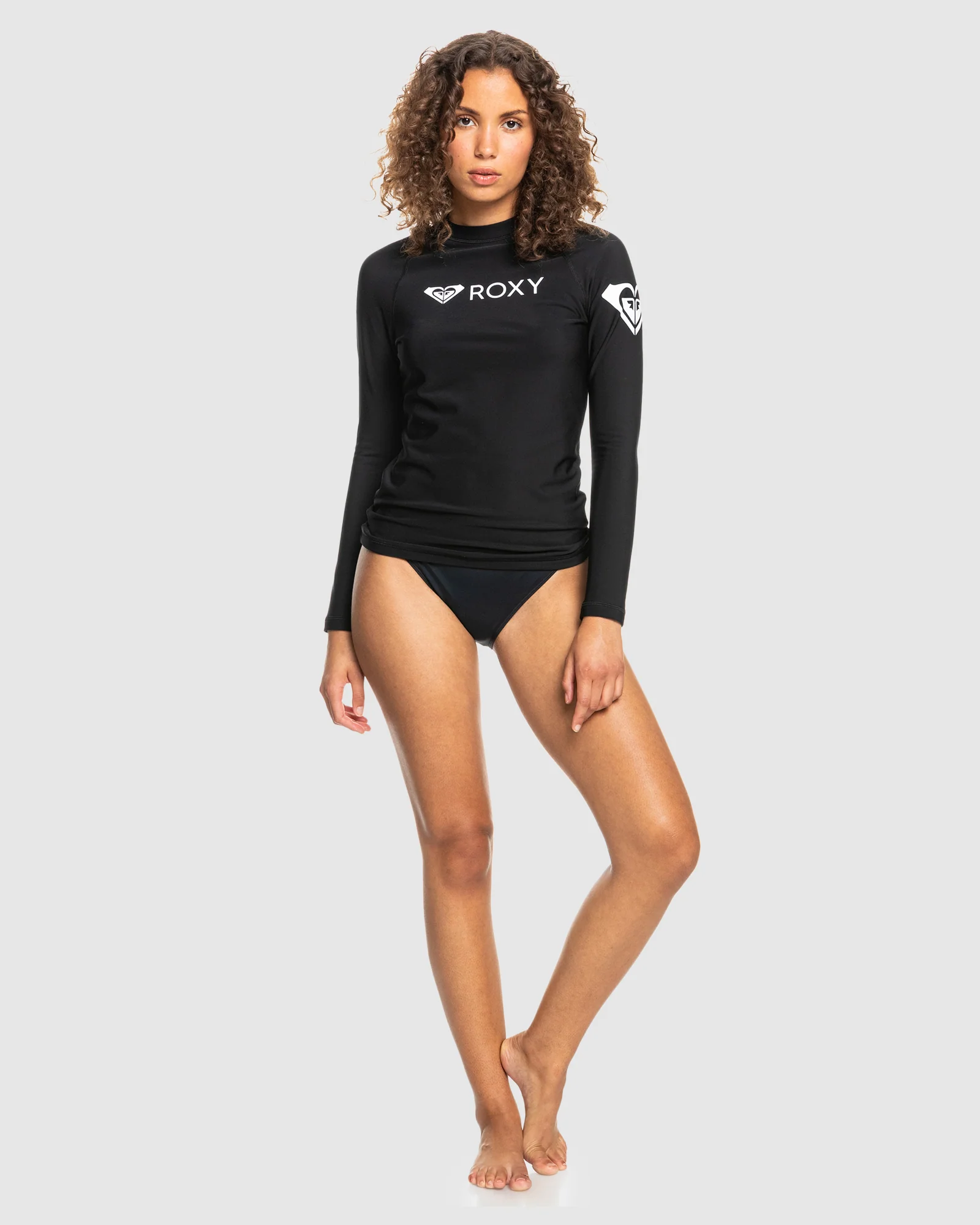 Womens Heater Long Sleeve Rash Vest - Image 4