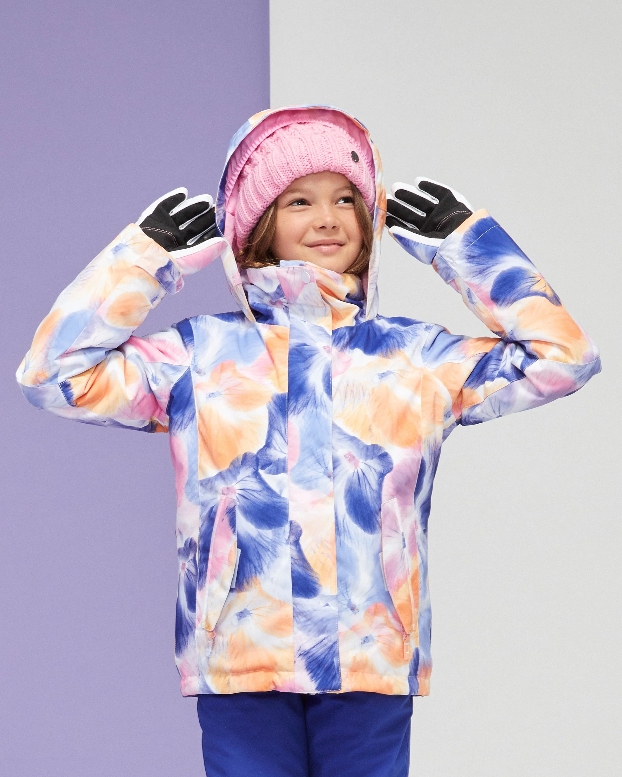 Girls 8-16 Roxy Jetty Snow Jacket - Image 4