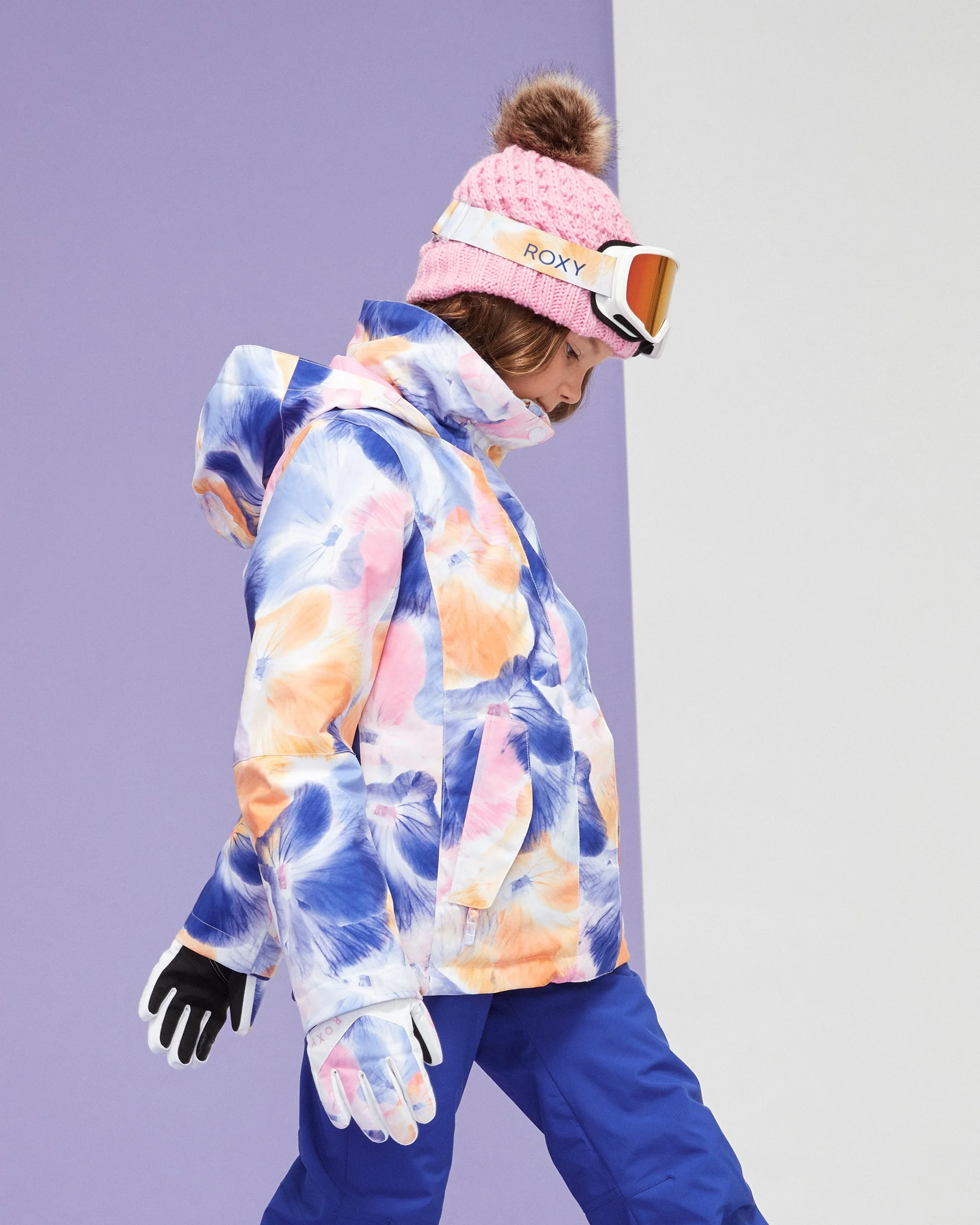 Girls 8-16 Roxy Jetty Snow Jacket - Image 8