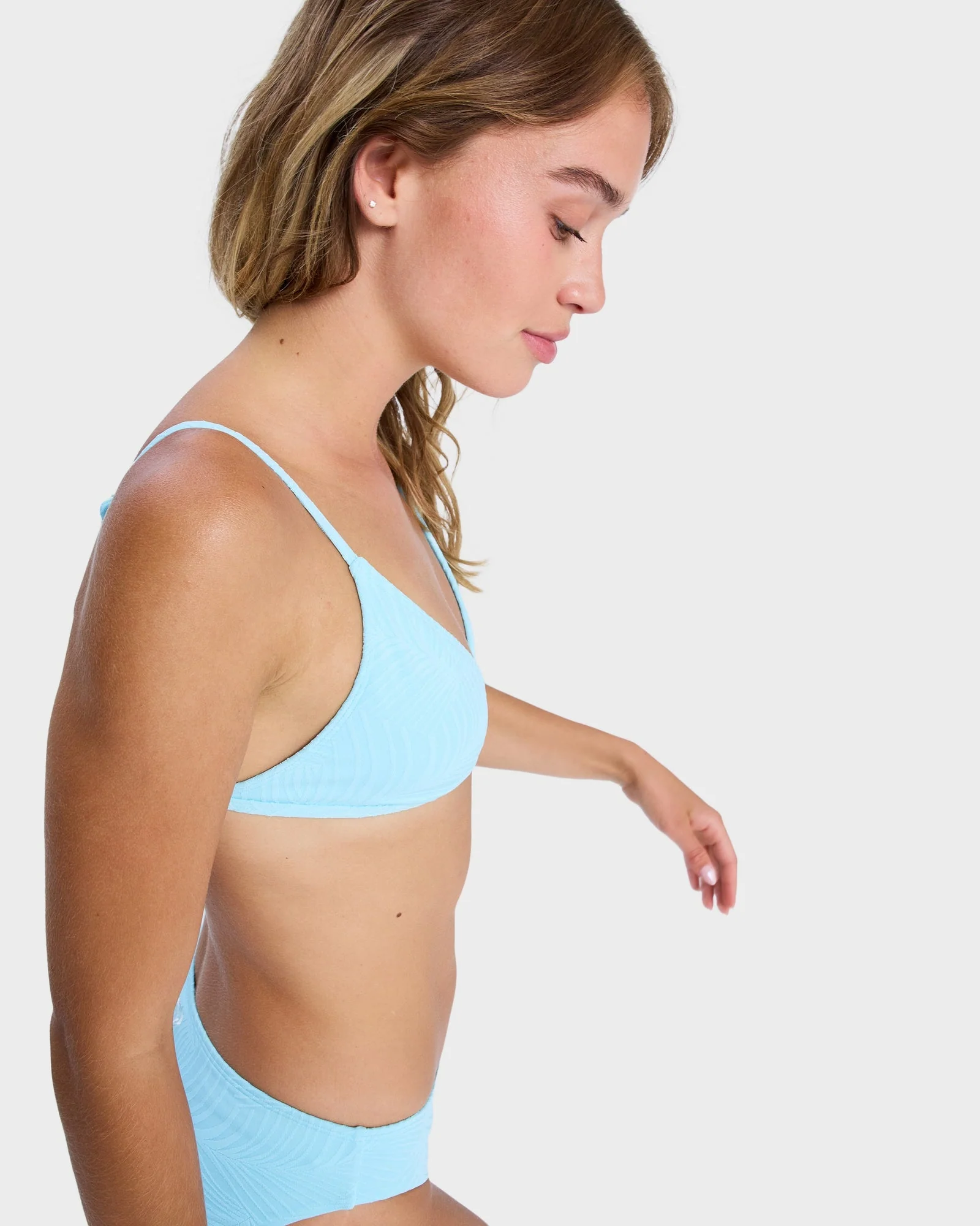 Womens Roxy Palm Dream Fixed Tri Bikini Top - Image 3