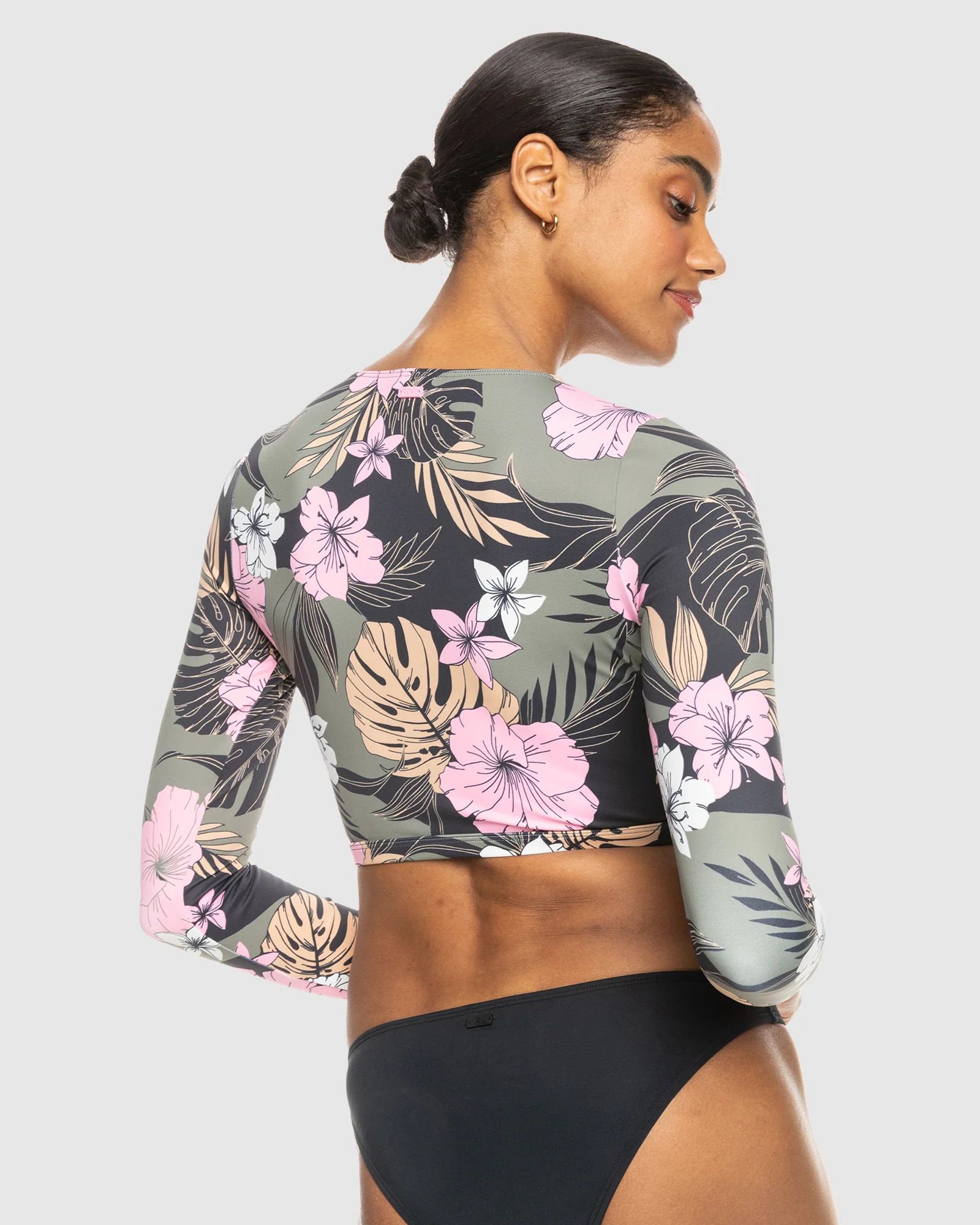 Womens Roxy Pro Nose Ride Long Sleeve Upf 50 Surf Top - Image 3