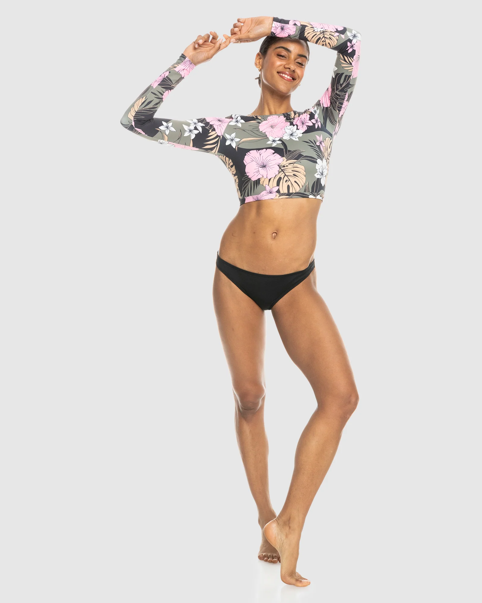 Womens Roxy Pro Nose Ride Long Sleeve Upf 50 Surf Top - Image 5