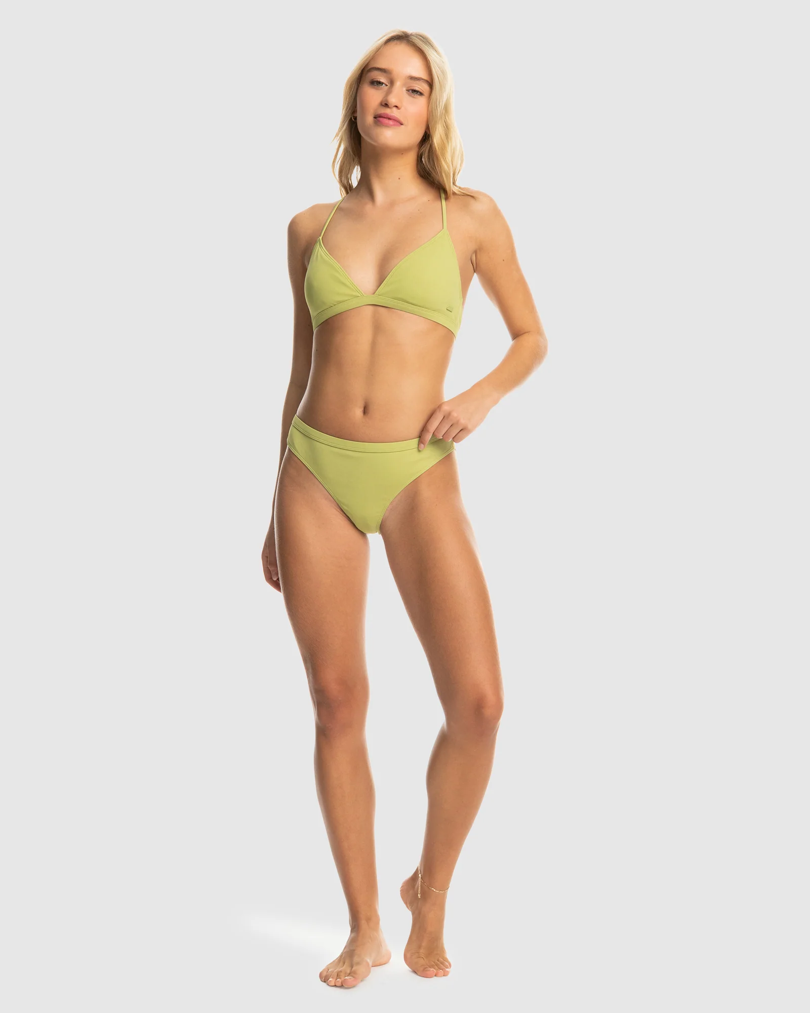 Womens Roxy Pro The Cut Back Triangle Bikini Top - Image 5