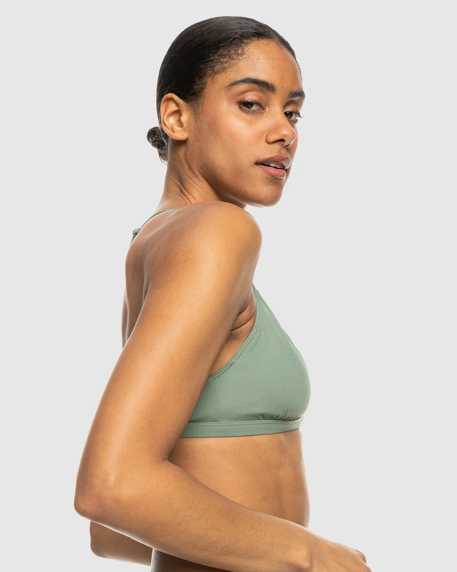 Womens Roxy Pro The Cut Back Triangle Bikini Top - Image 2