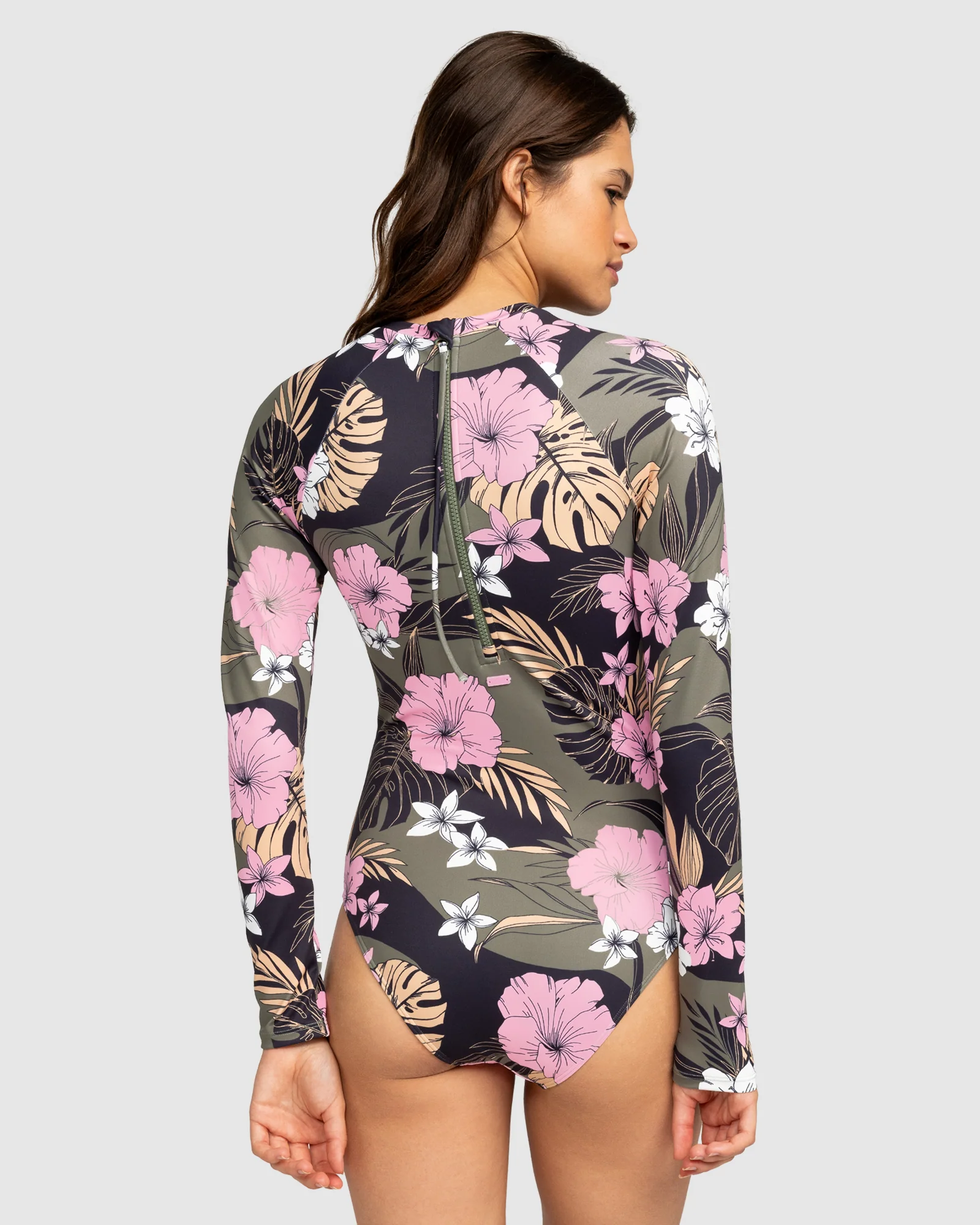 Womens Roxy Pro The Overhead Long Sleeve One-Piece Swimsuit - Image 3